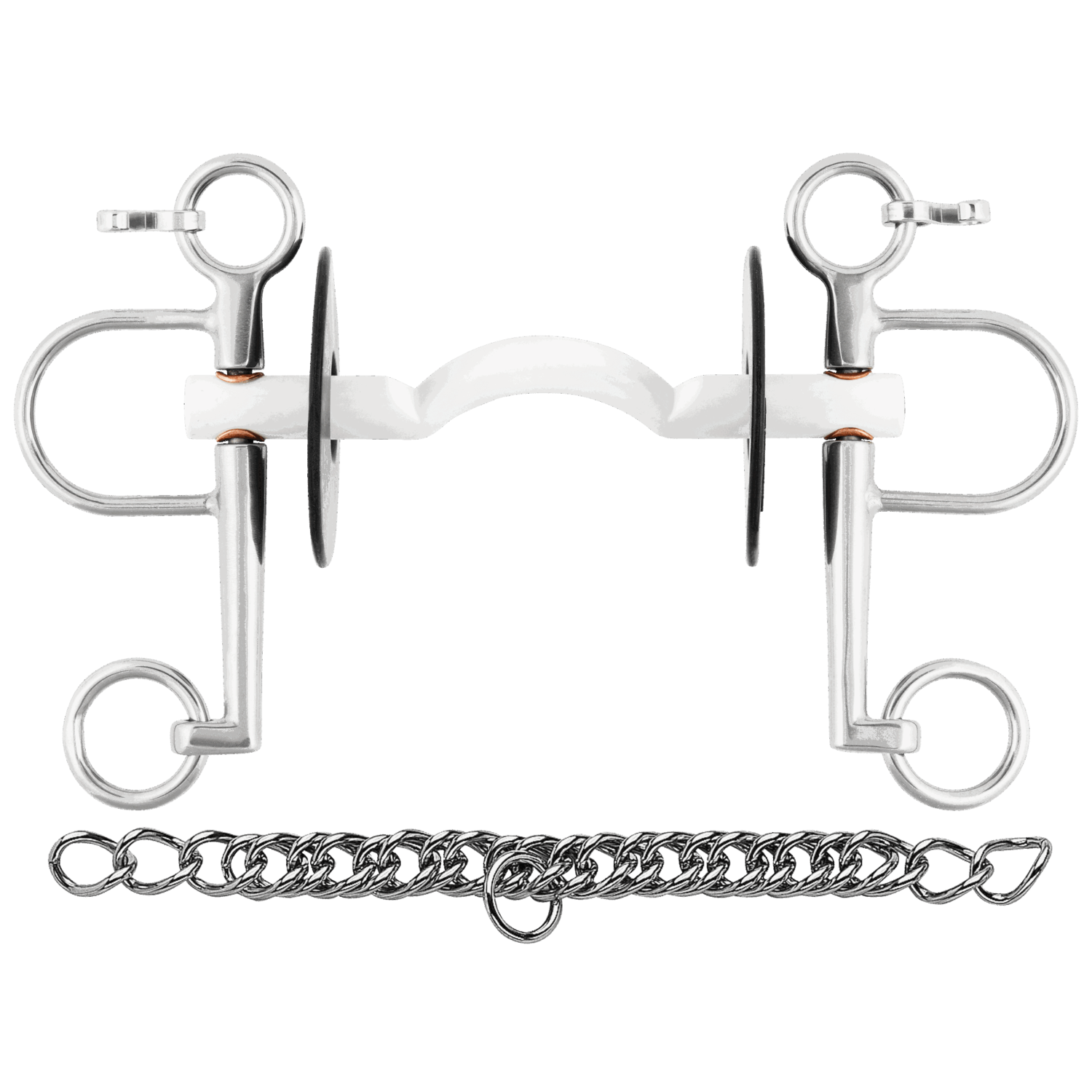 Nathe Pelham 15 mm mit harter Stange Zungenfreiheit und langen Anzügen | 42076_00.png | 1731065208