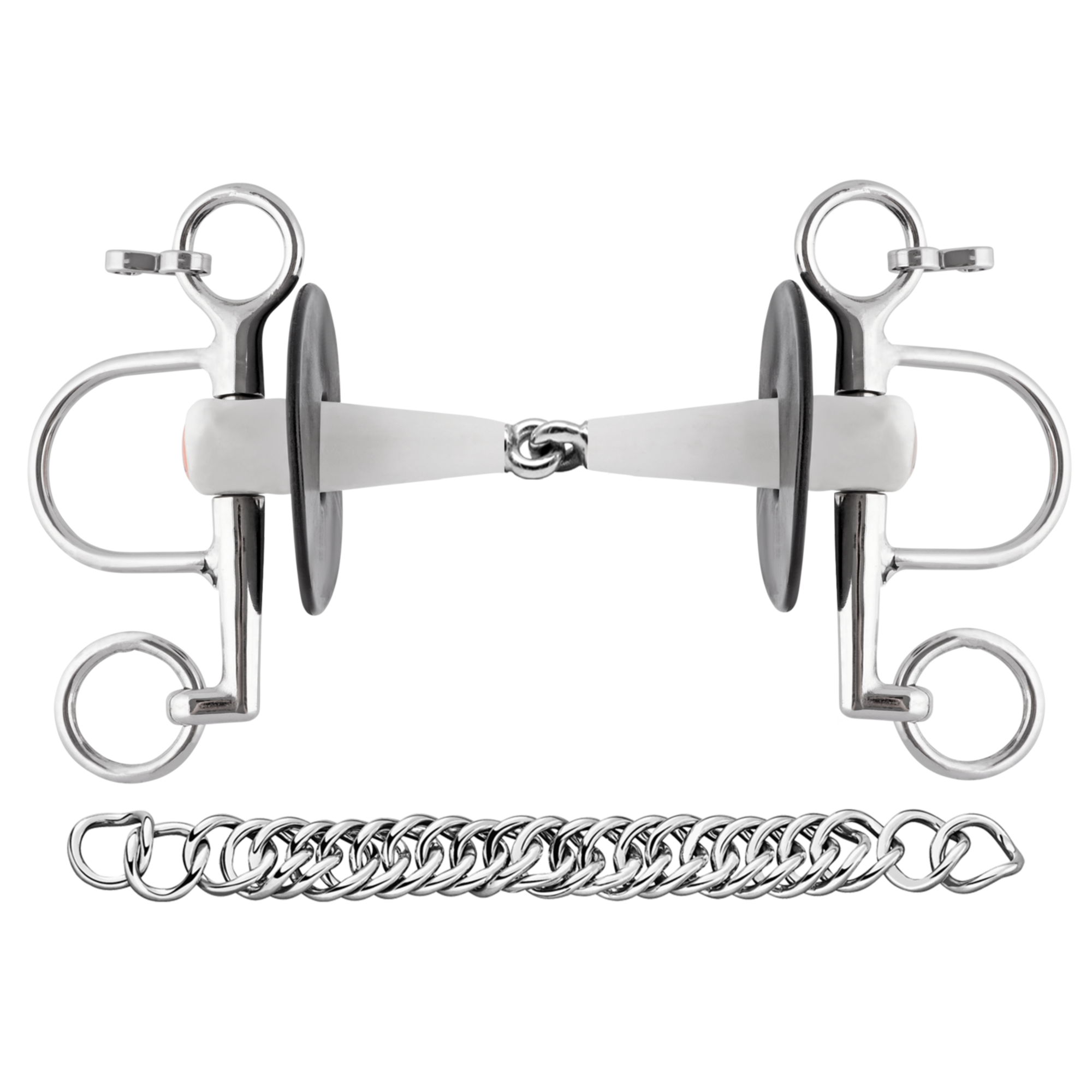 NATHE Pelham 18 mm einfach gebrochen mit langen Anzügen | 42078_00.png