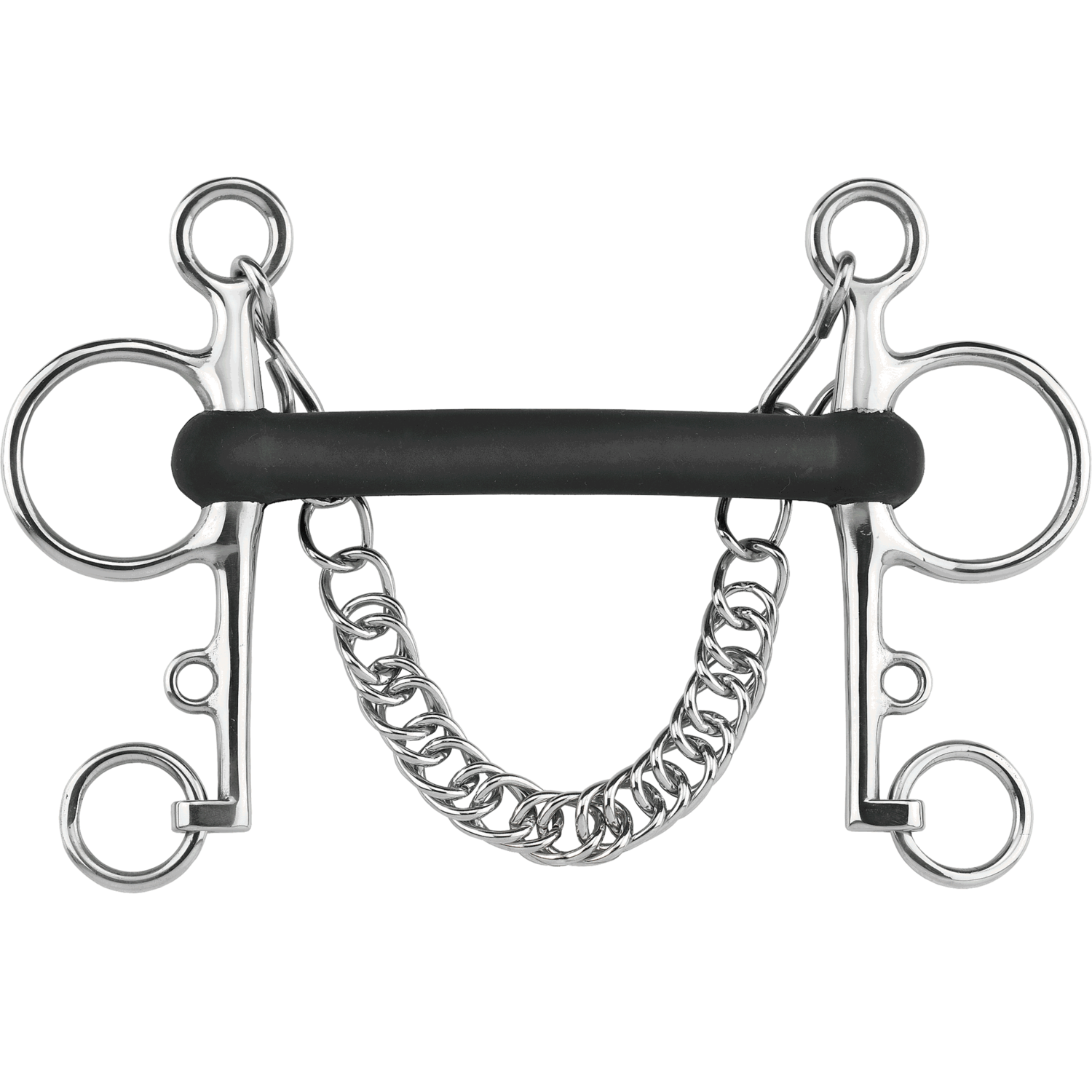 Pelham Stangengebiss Hartgummi 18 mm Hartgummi starr Edelstahl rostfrei | 42109_56.png | 1744063232