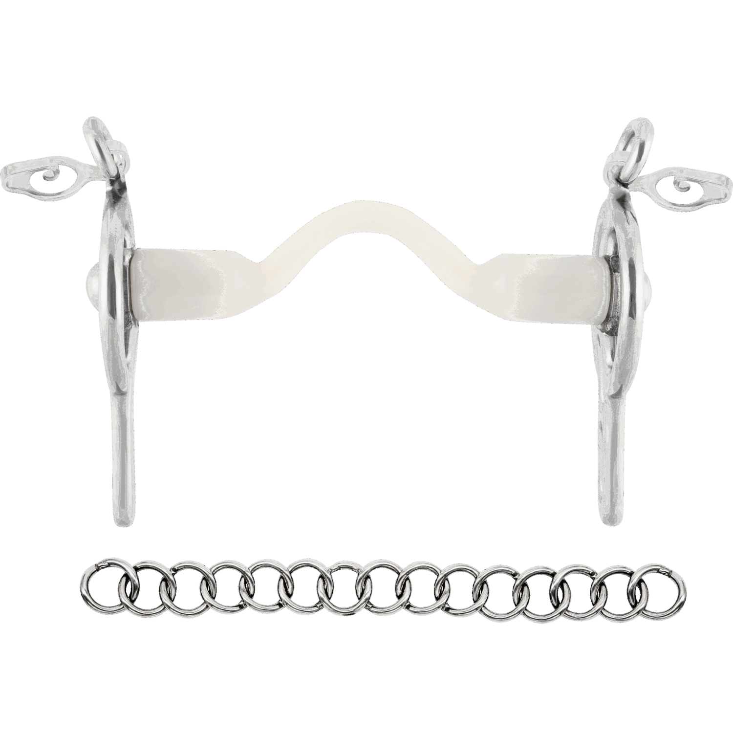 NATHE Liverpool Kandare 20 mm Stange mit Zungenfreiheit kurze Anzüge | 43195_00.png | 1753426836