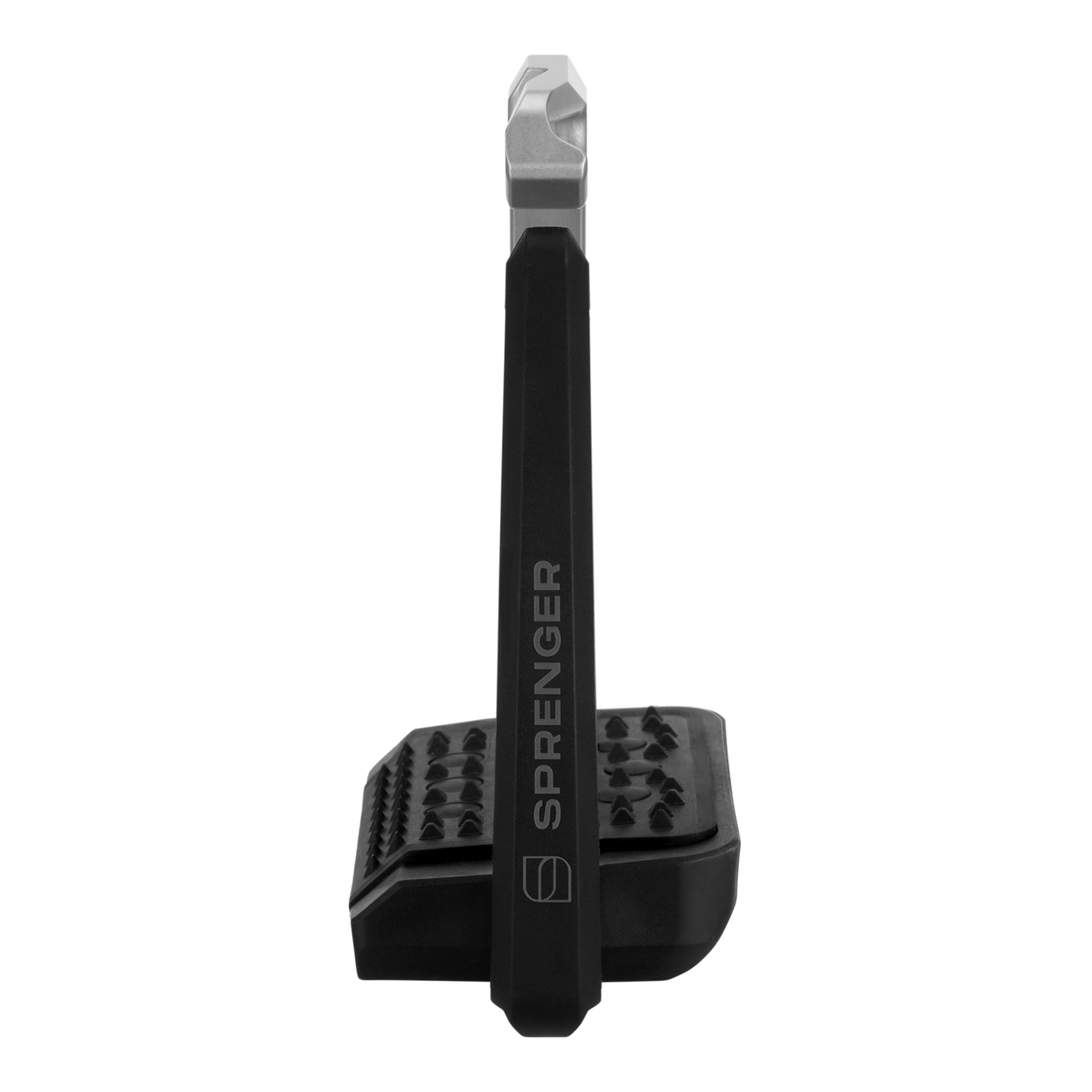 Aero Steigbügel mit Spikes silber eloxiert 120 mm Trittweite | 4429012254_5.png