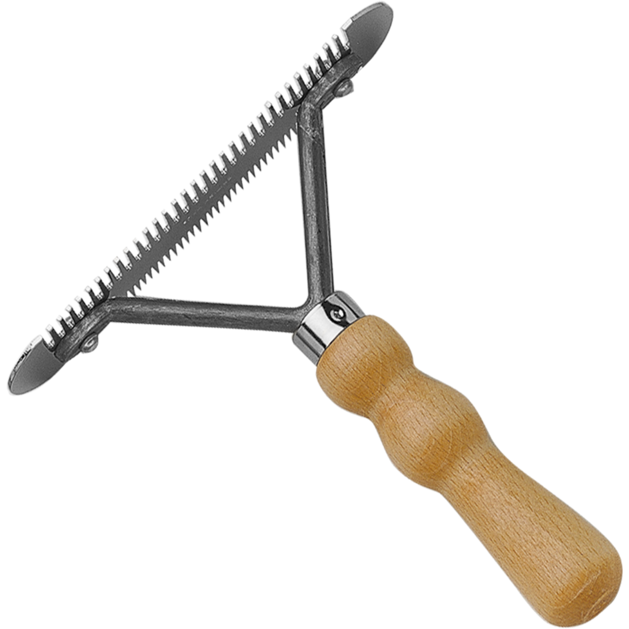 Kratzer mit Holzgriff 2 seitig gezahnt | 45263_000_00.png