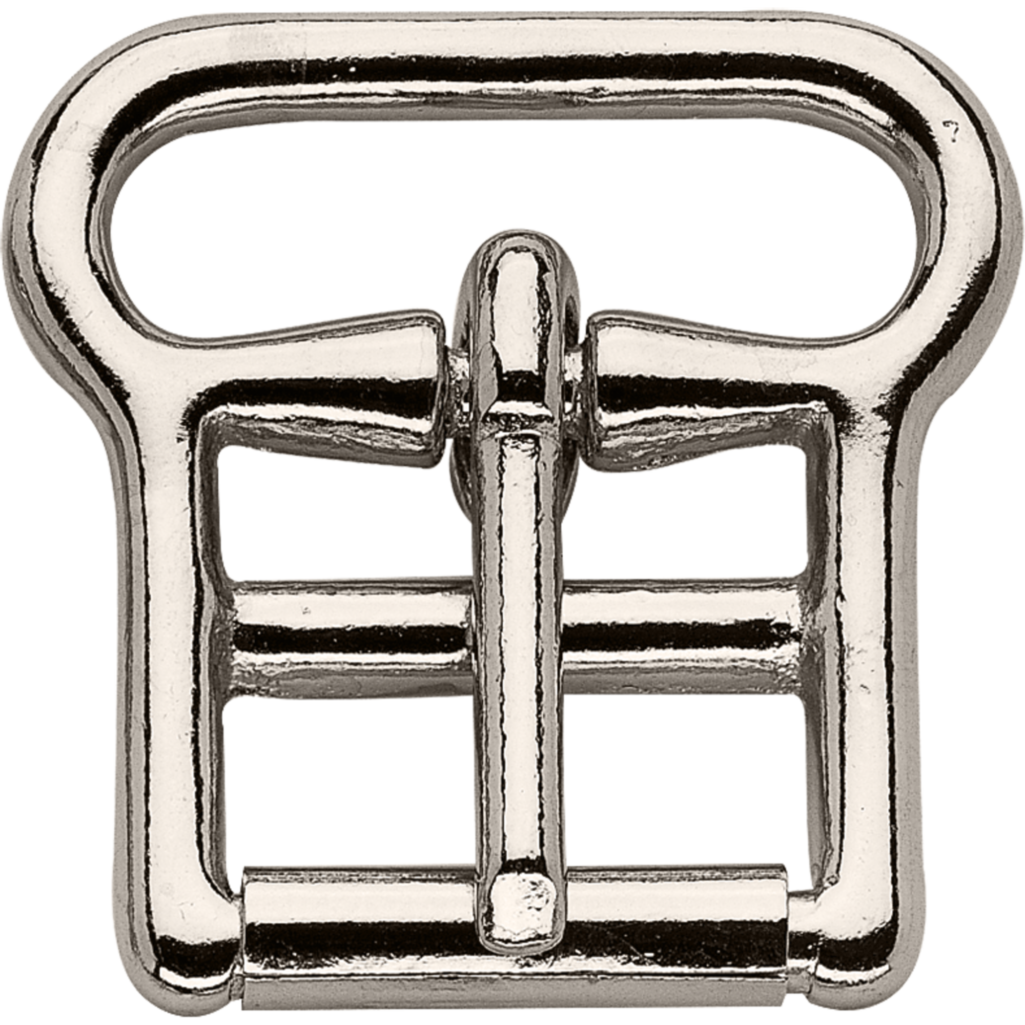 Strähnengurtschnalle mit Rolle Argentan poliert lichte Weite 28 mm | 46261_43.png