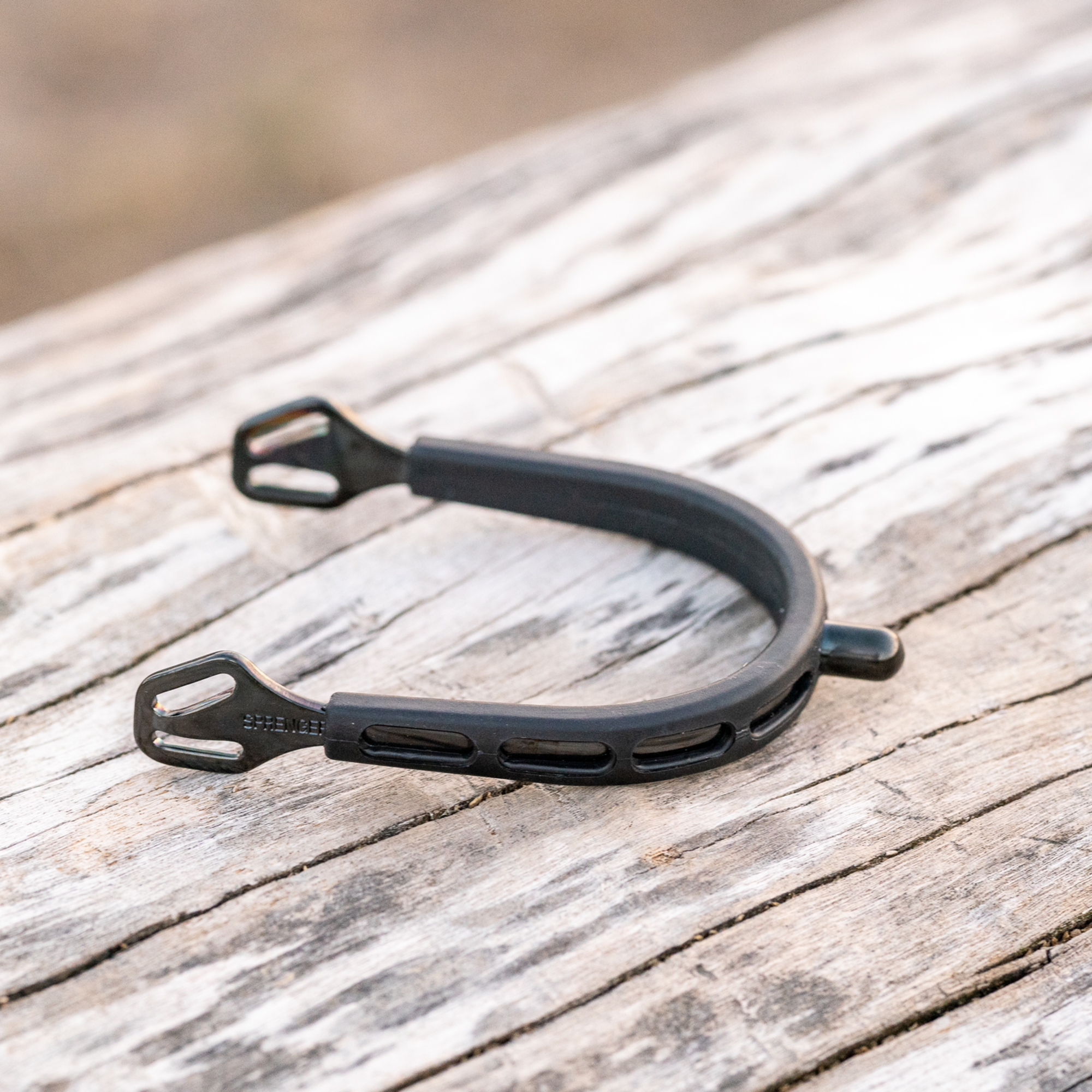 ULTRA fit EXTRA GRIP Sporen "Black Series" Edelstahl rostfrei anthrazit 15 mm abgerundet | 4751500061_1.png
