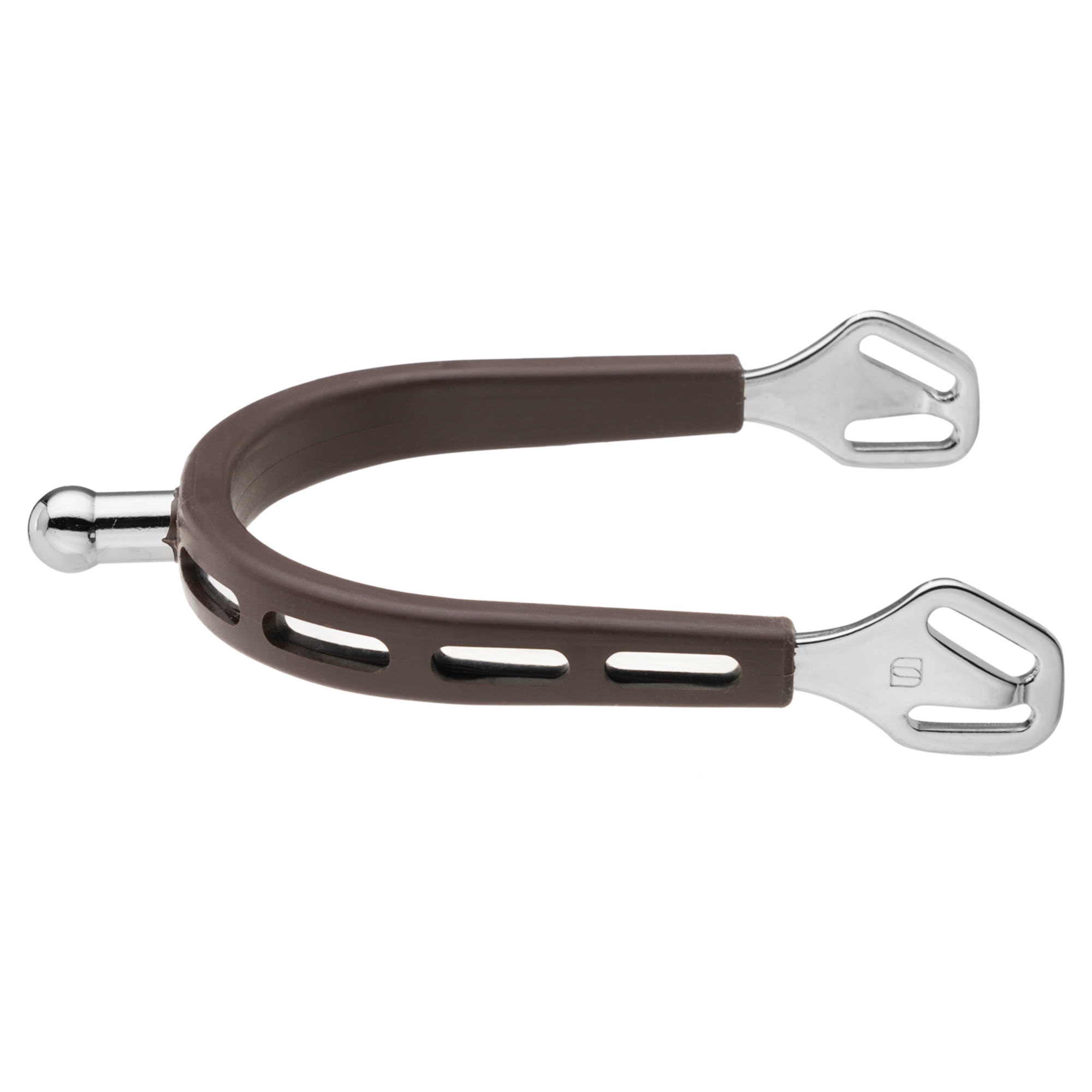 ULTRA fit BROWN GRIP Sporen Edelstahl rostfrei 20 mm kugelförmig | 47521000G5.png