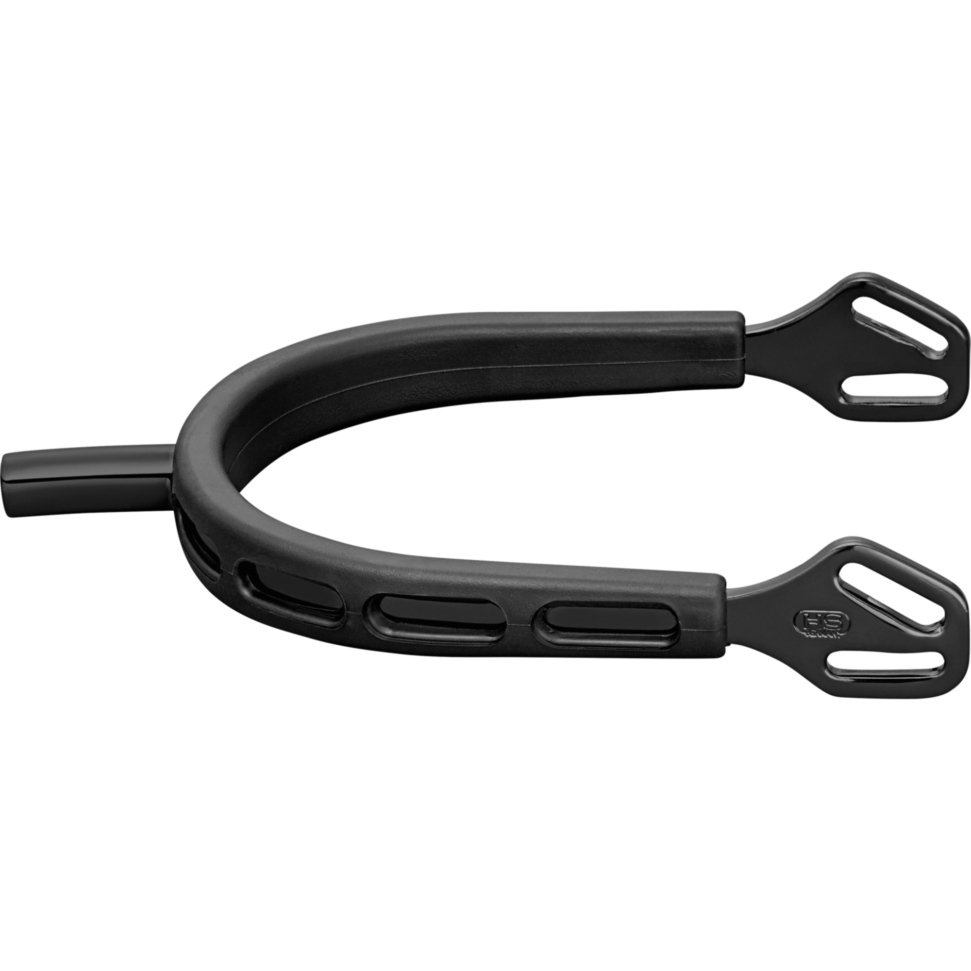 ULTRA fit EXTRA GRIP Sporen "Black Series" Edelstahl rostfrei anthrazit 25 mm flach | 4752510061.png