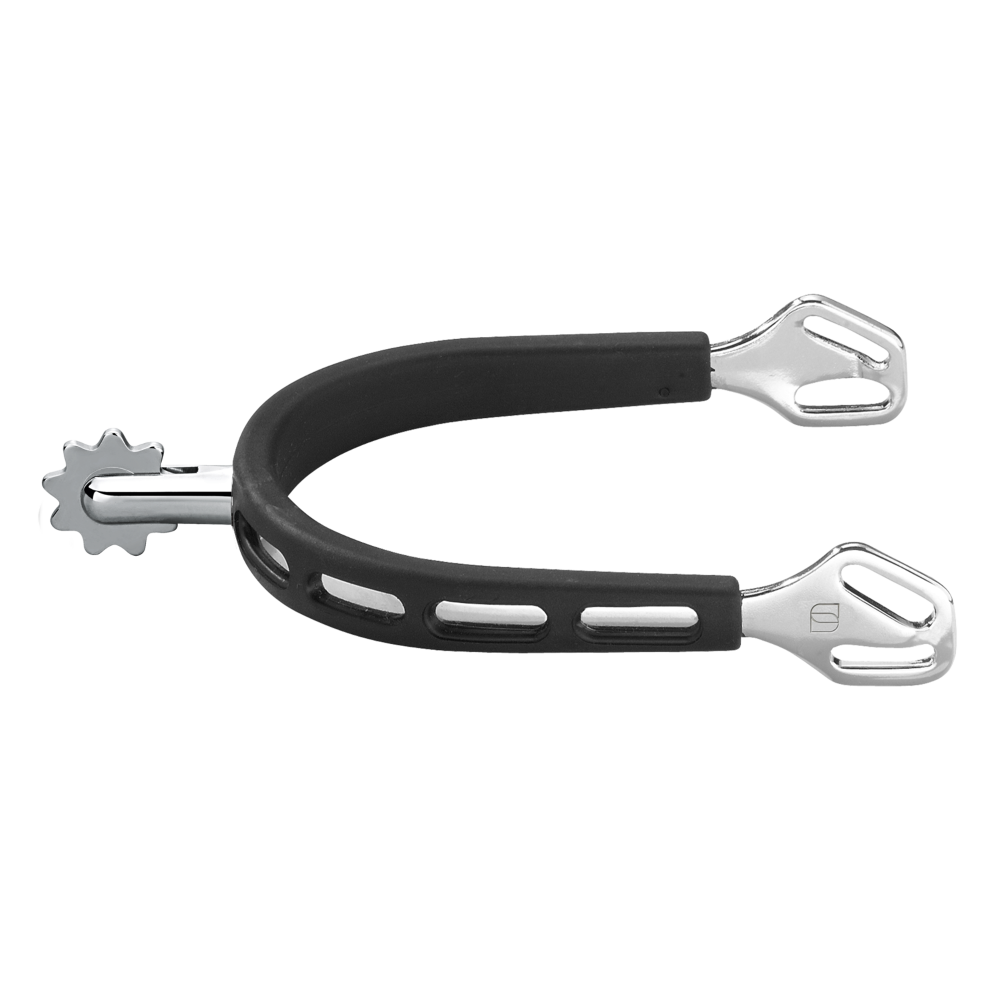 ULTRA fit EXTRA GRIP Sporen Edelstahl rostfrei 30 mm abgerundet mit Sonnenrad | 47525_004_55.png