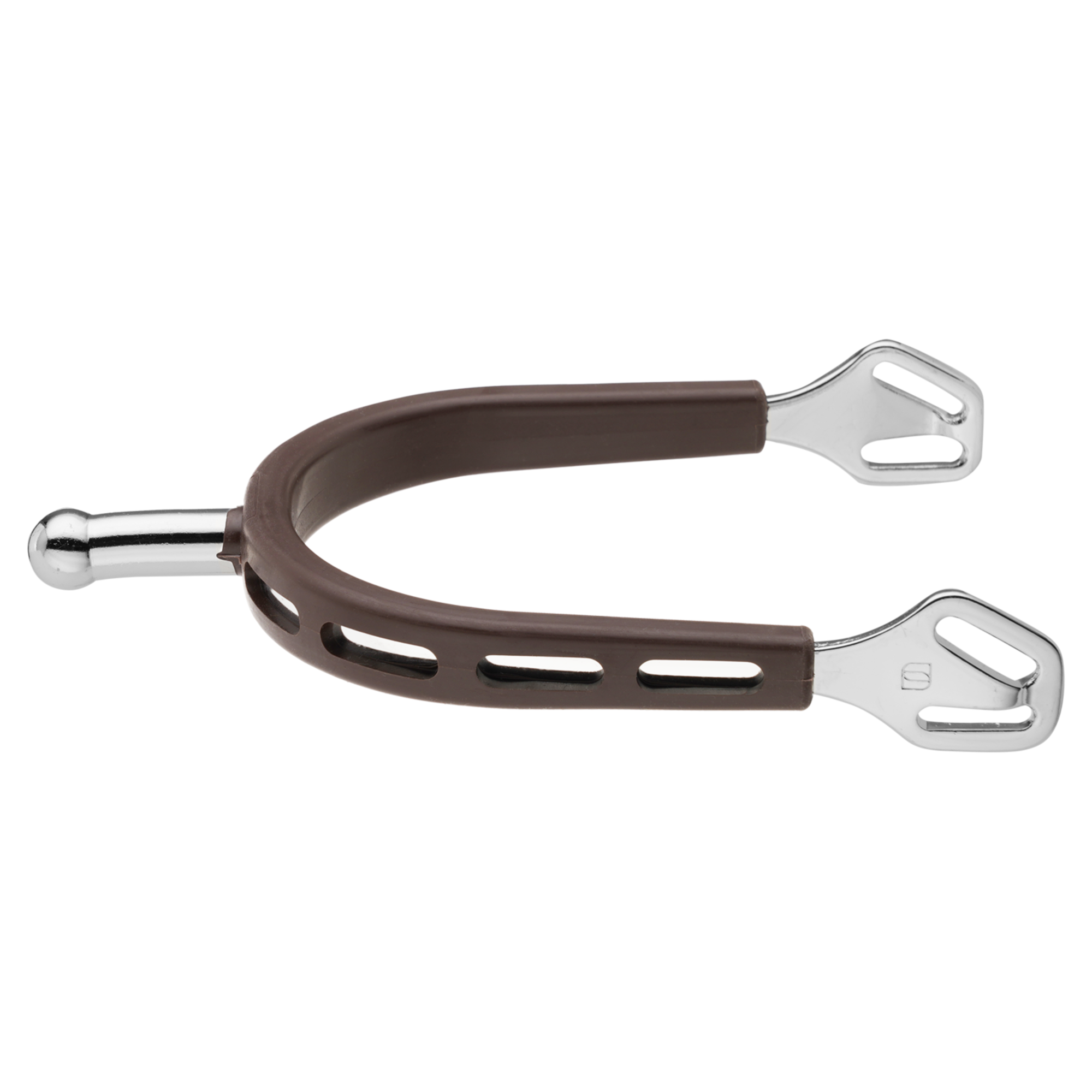 ULTRA fit BROWN GRIP Sporen Edelstahl rostfrei 30 mm kugelförmig | 47531000G5.png