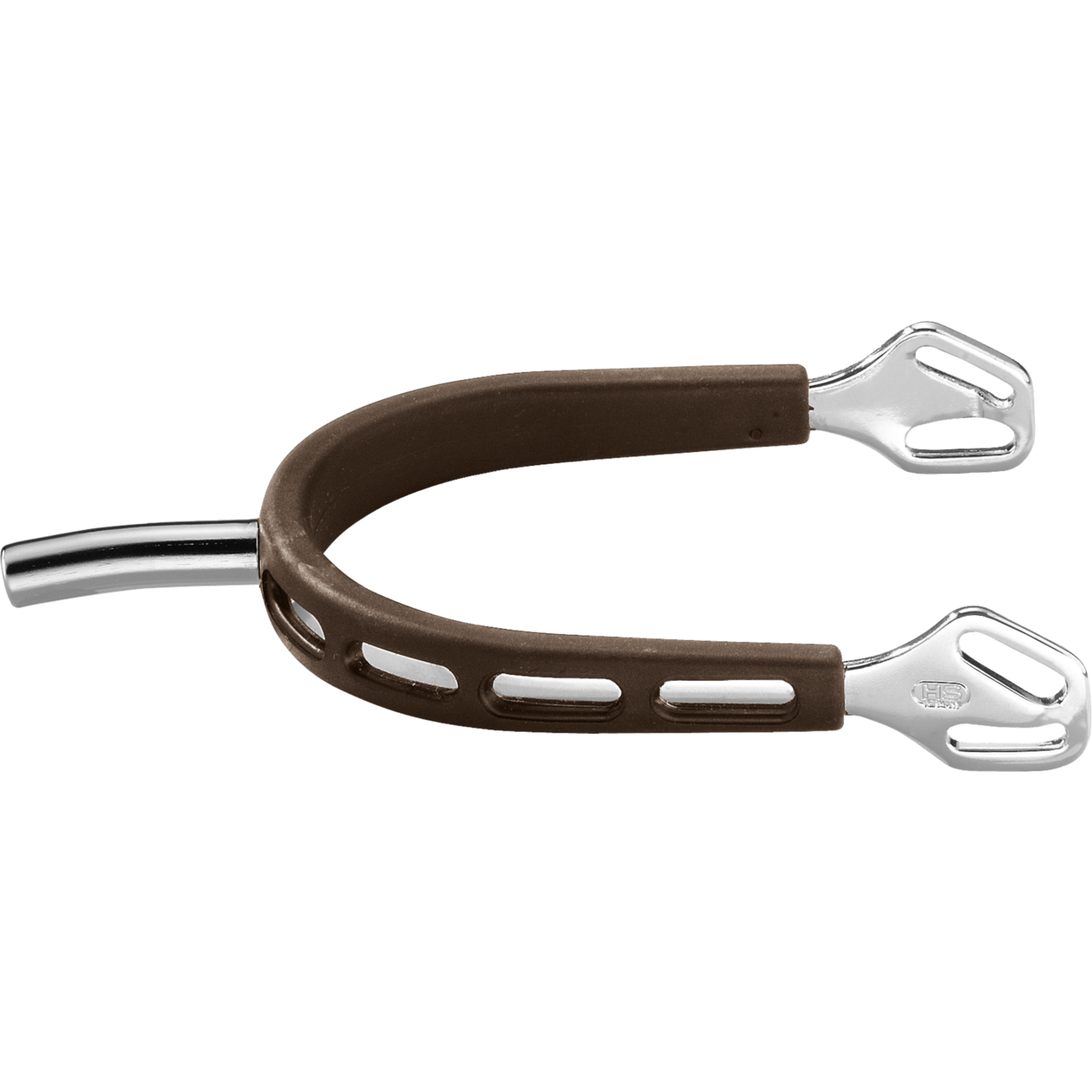 ULTRA fit BROWN GRIP Sporen Edelstahl rostfrei 35 mm flach | 47535_100_G5.png