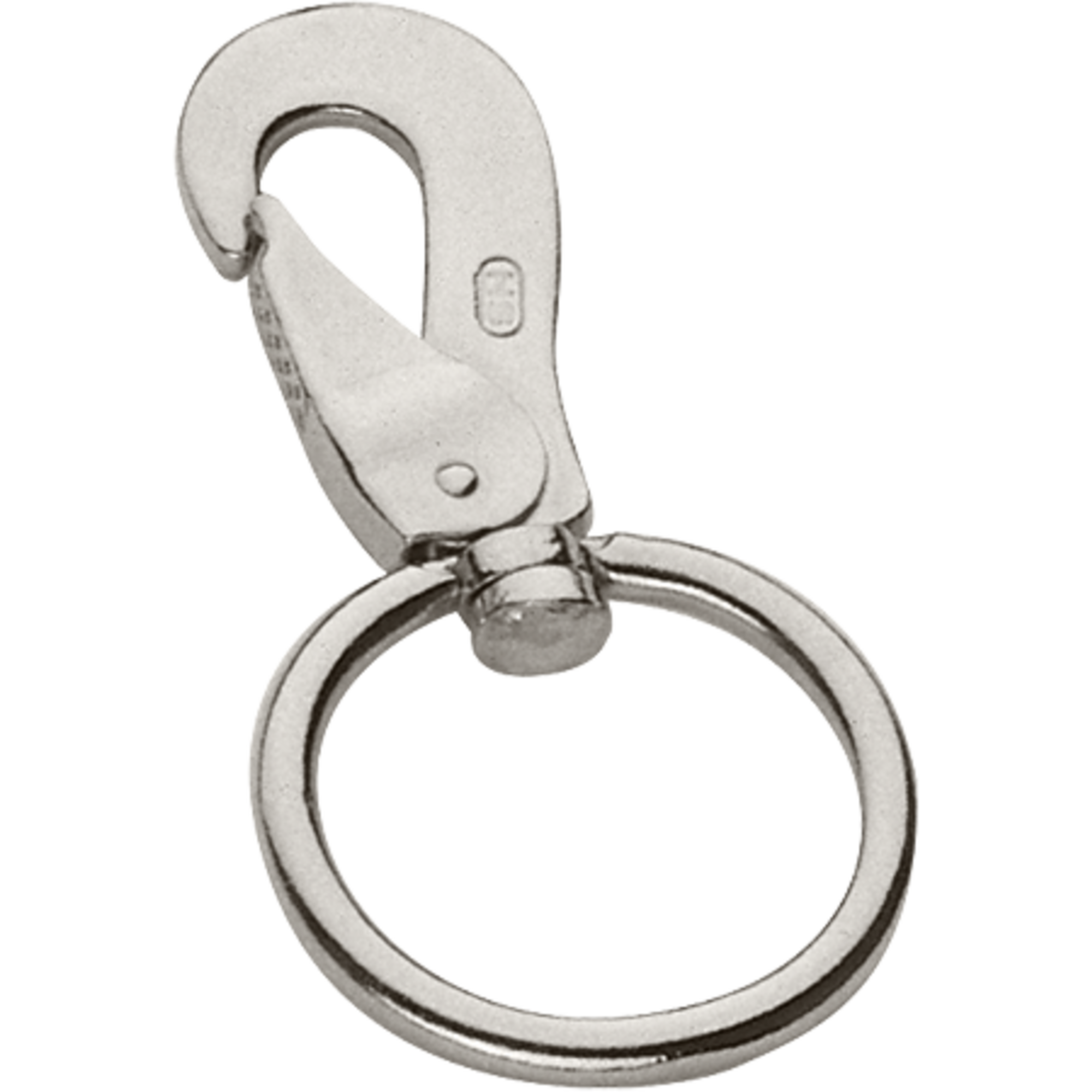 Longierhaken Stahl vernickelt Länge 101 mm lichte Weite 45 mm | 48290_01.png