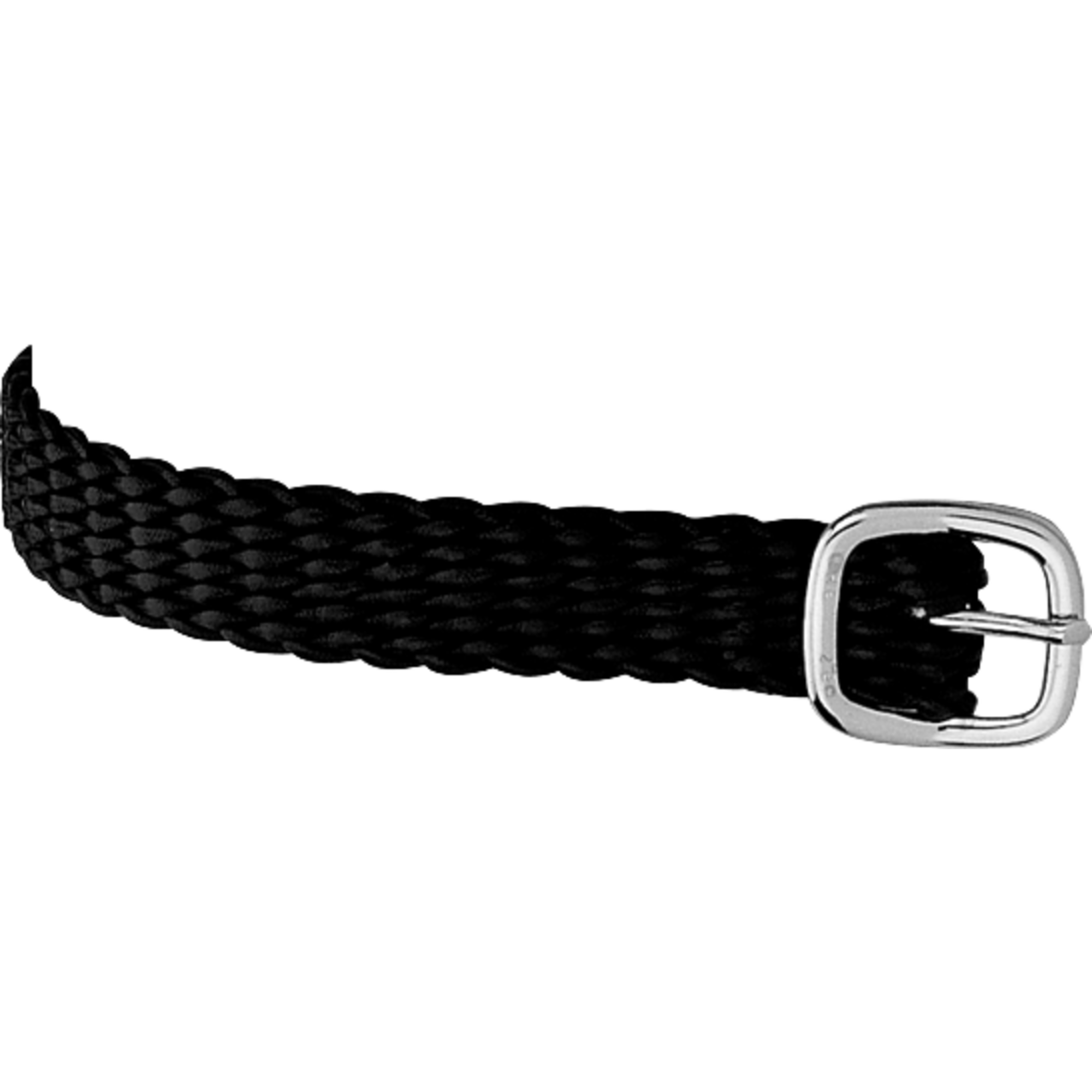 Sporenriemen 45 cm Perlon schwarz Schnalle silber | 49189_00.png
