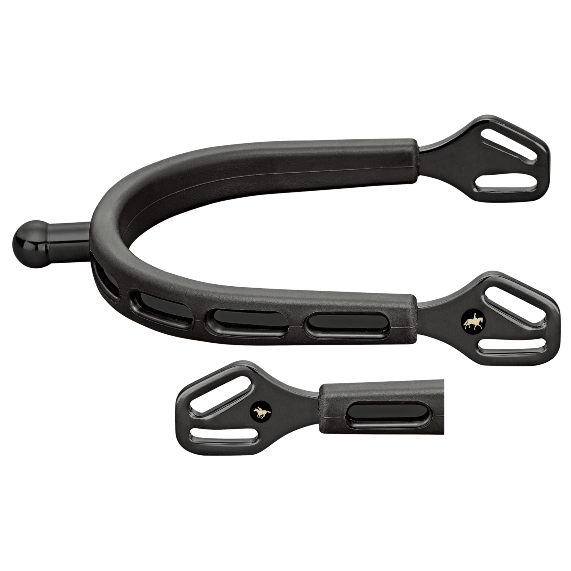 SPRENGER & Ingrid Klimke ULTRA fit EXTRA GRIP Sporen "Black Series" 20 mm kugelförmig | 4k52100061.png