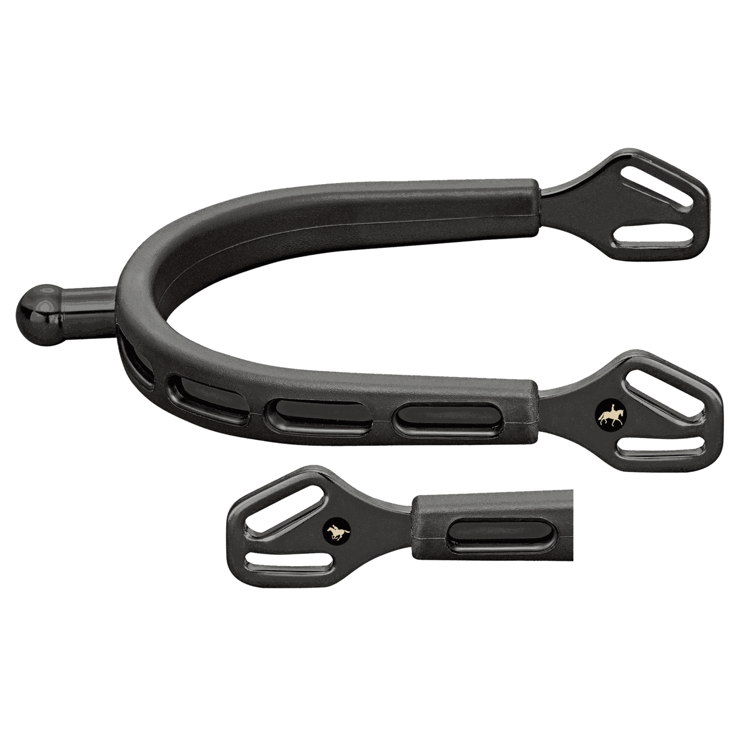 SPRENGER & Ingrid Klimke ULTRA fit EXTRA GRIP Sporen "Black Series" 20 mm kugelförmig | 4k52100061.png