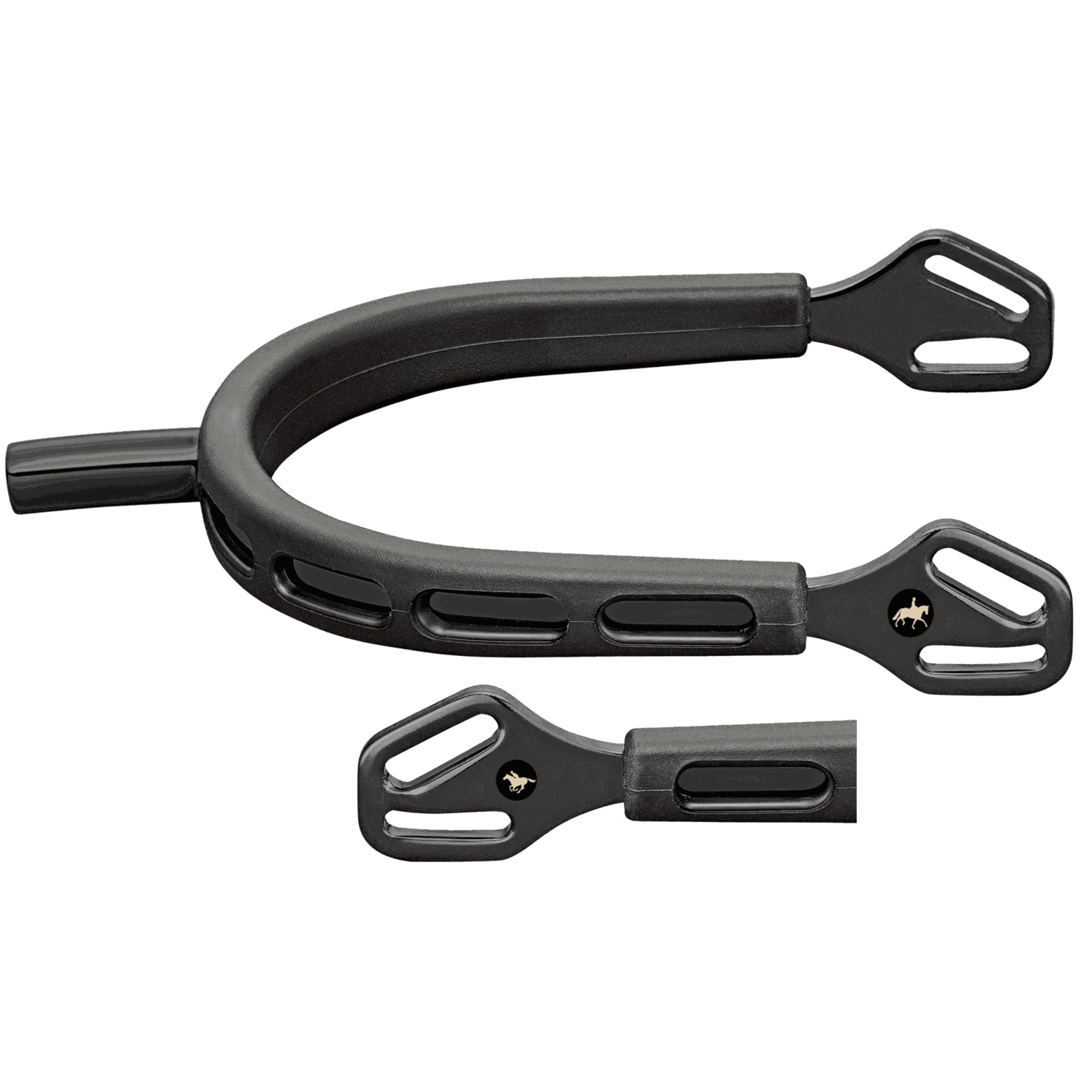 SPRENGER & Ingrid Klimke ULTRA fit EXTRA GRIP Sporen "Black Series" 25 mm abgerundet | 4k52510061.png