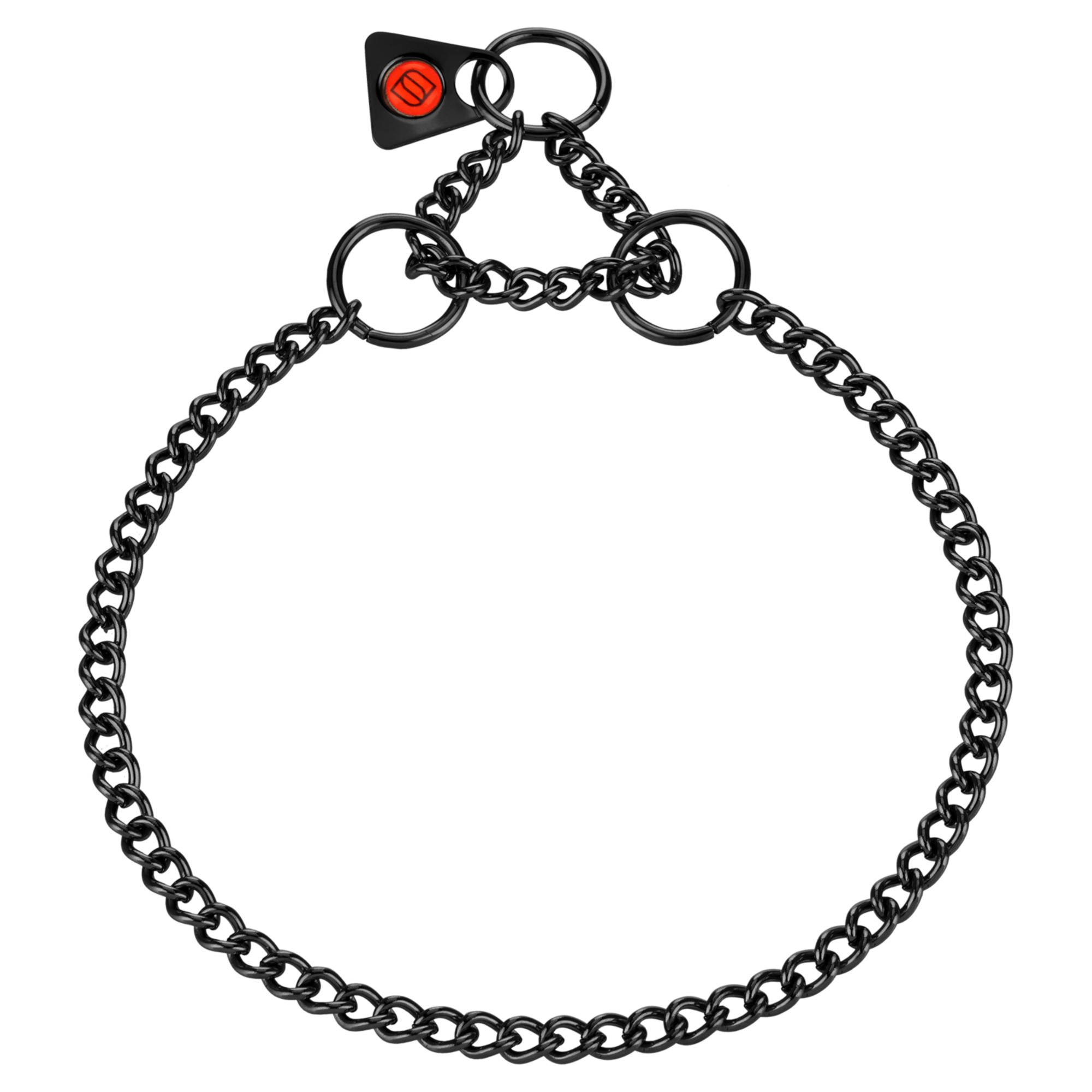 Halskette runde Glieder Edelstahl Rostfrei schwarz 1 5 mm | 50782-57.png