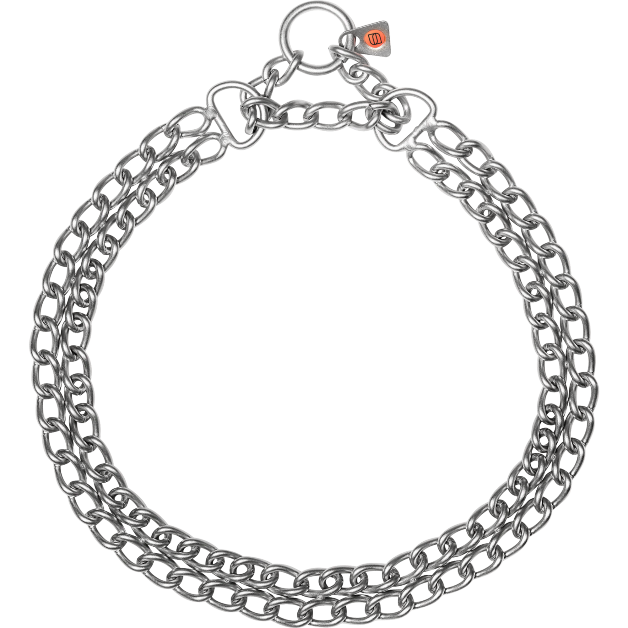 Halskette 2 reihig Edelstahl Rostfrei matt 3 mm | 51113-65.png