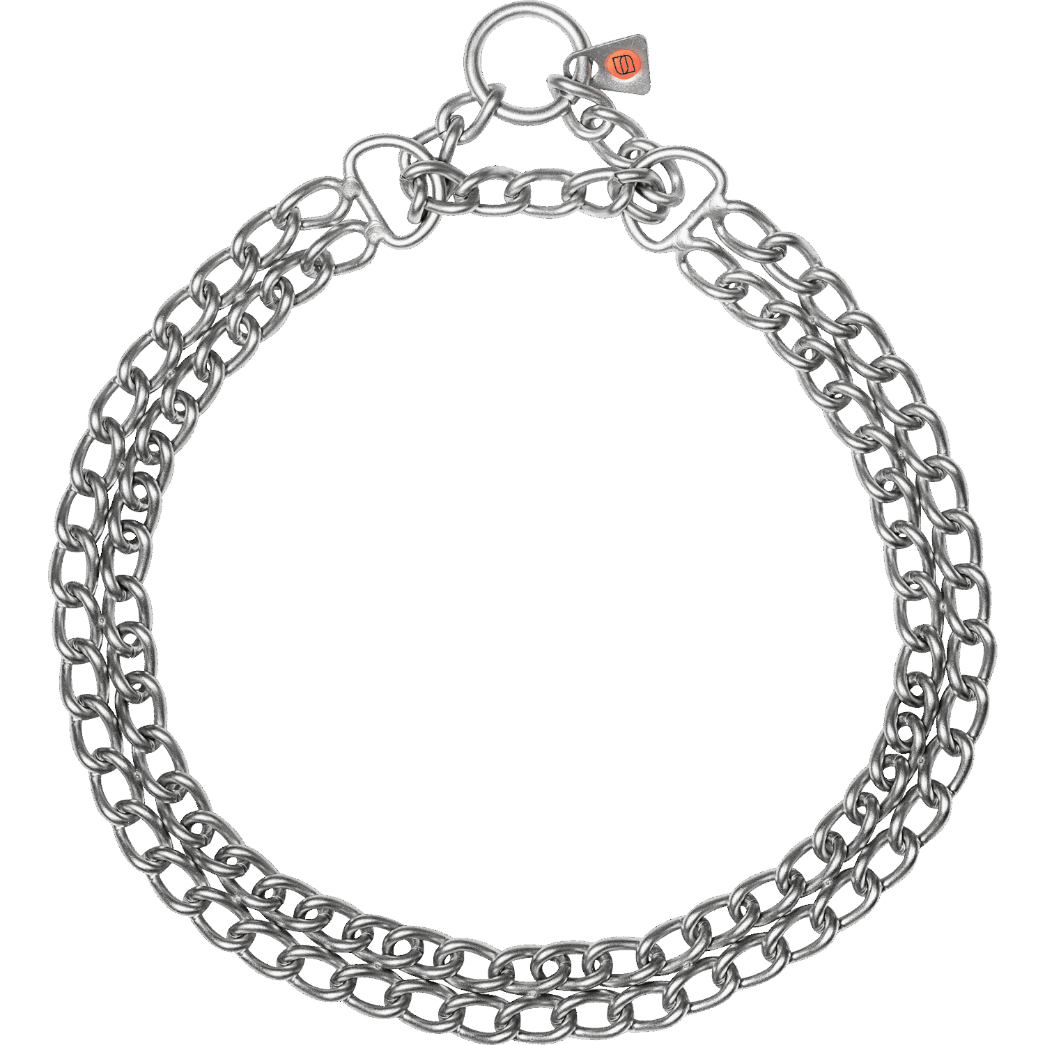 Halskette 2 reihig Edelstahl Rostfrei matt 3 mm | 51113-65.png | 1731102965