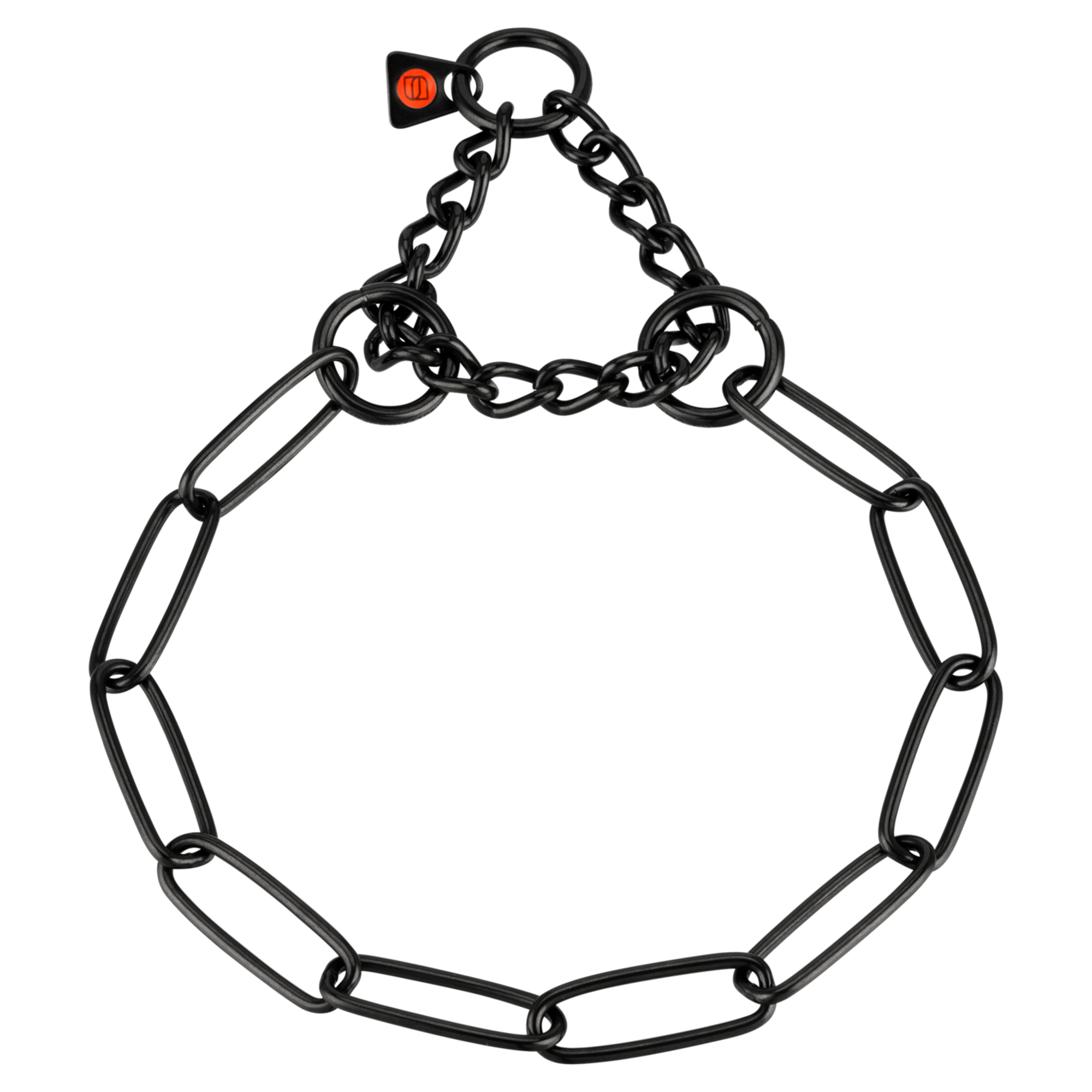 Halskette mit Zugbegrenzung Edelstahl Rostfrei schwarz 3 mm | 51514-57-10.png