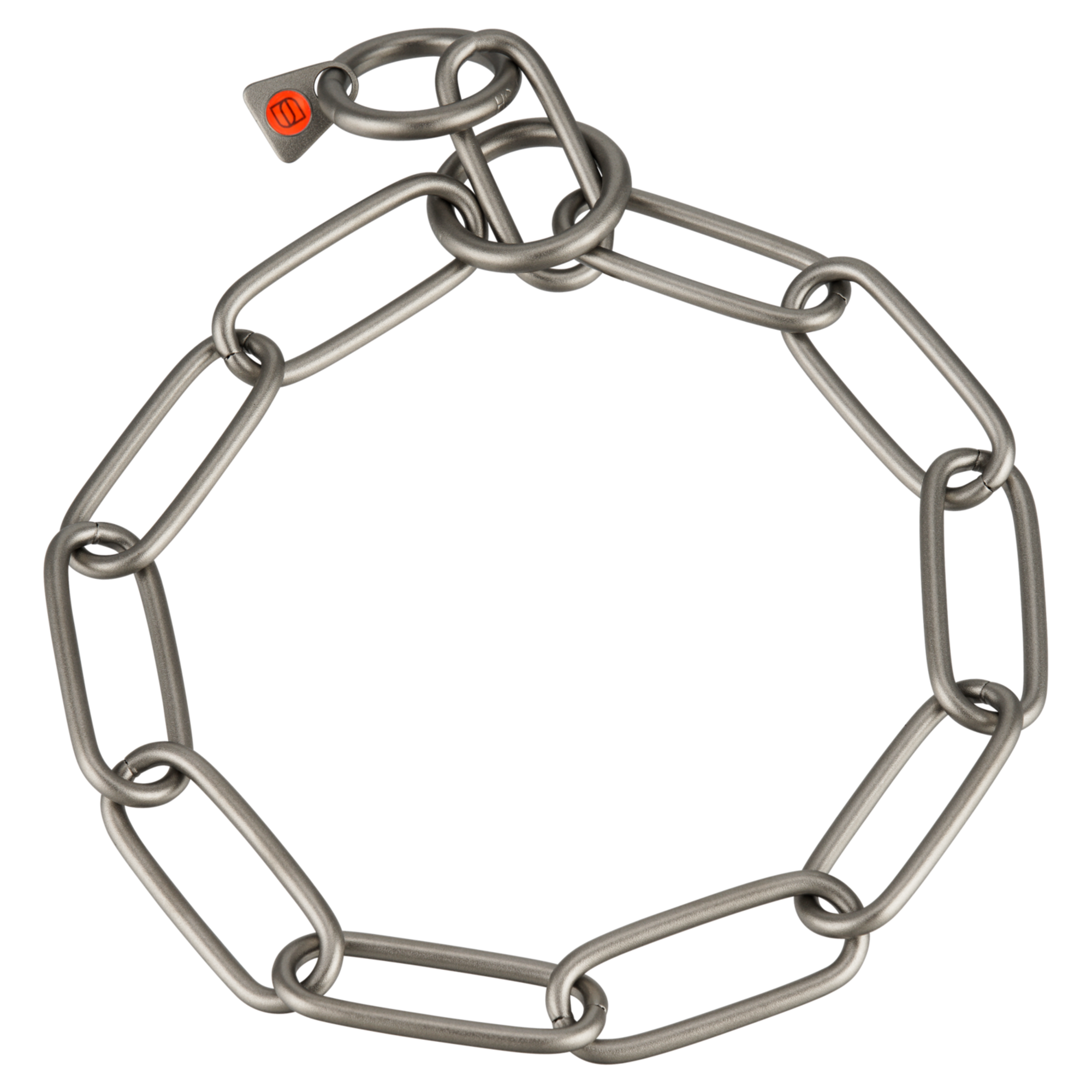Halskette langgliedrig Edelstahl Rostfrei matt 4 mm | 5160405465_1.png