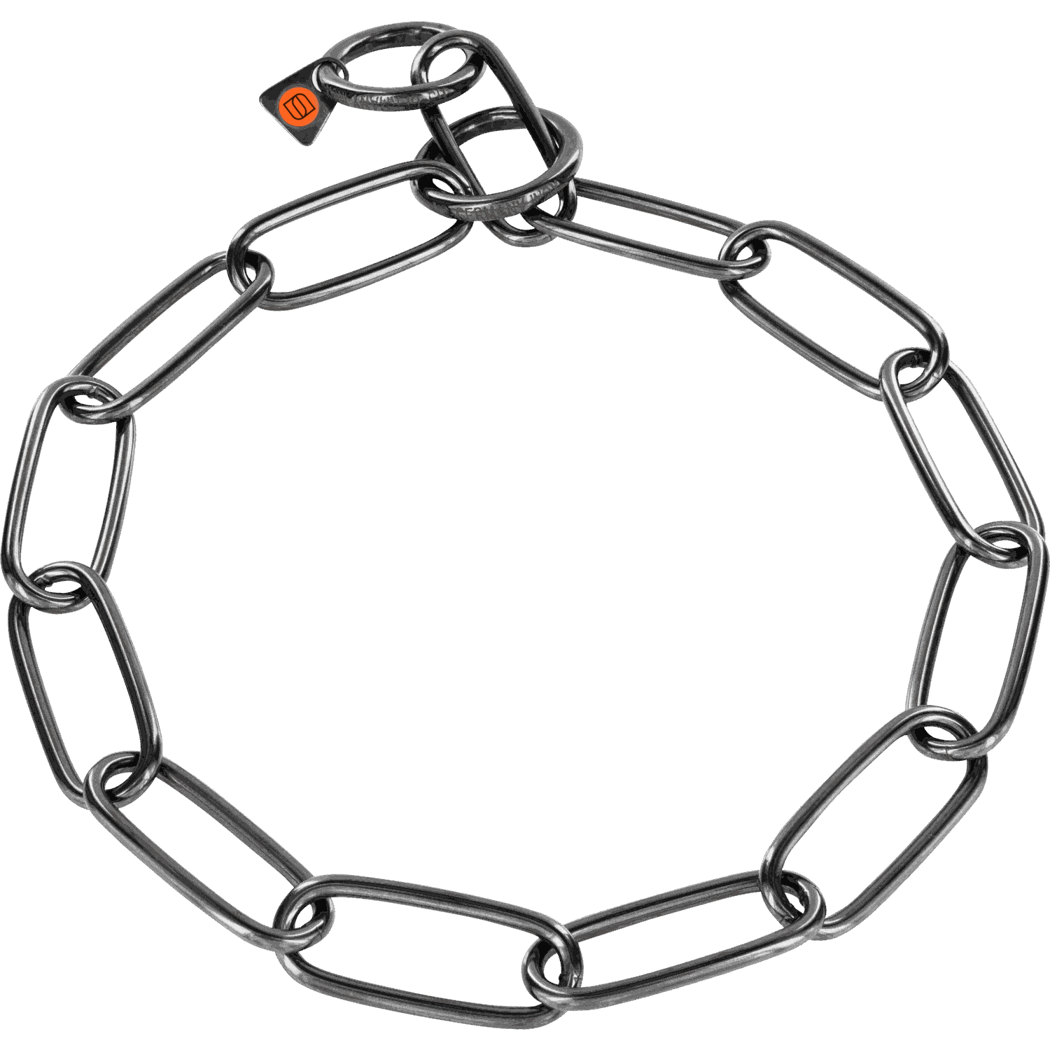 Halskette langgliedrig Edelstahl Rostfrei schwarz 4 mm | 51604_57.png | 1731103238