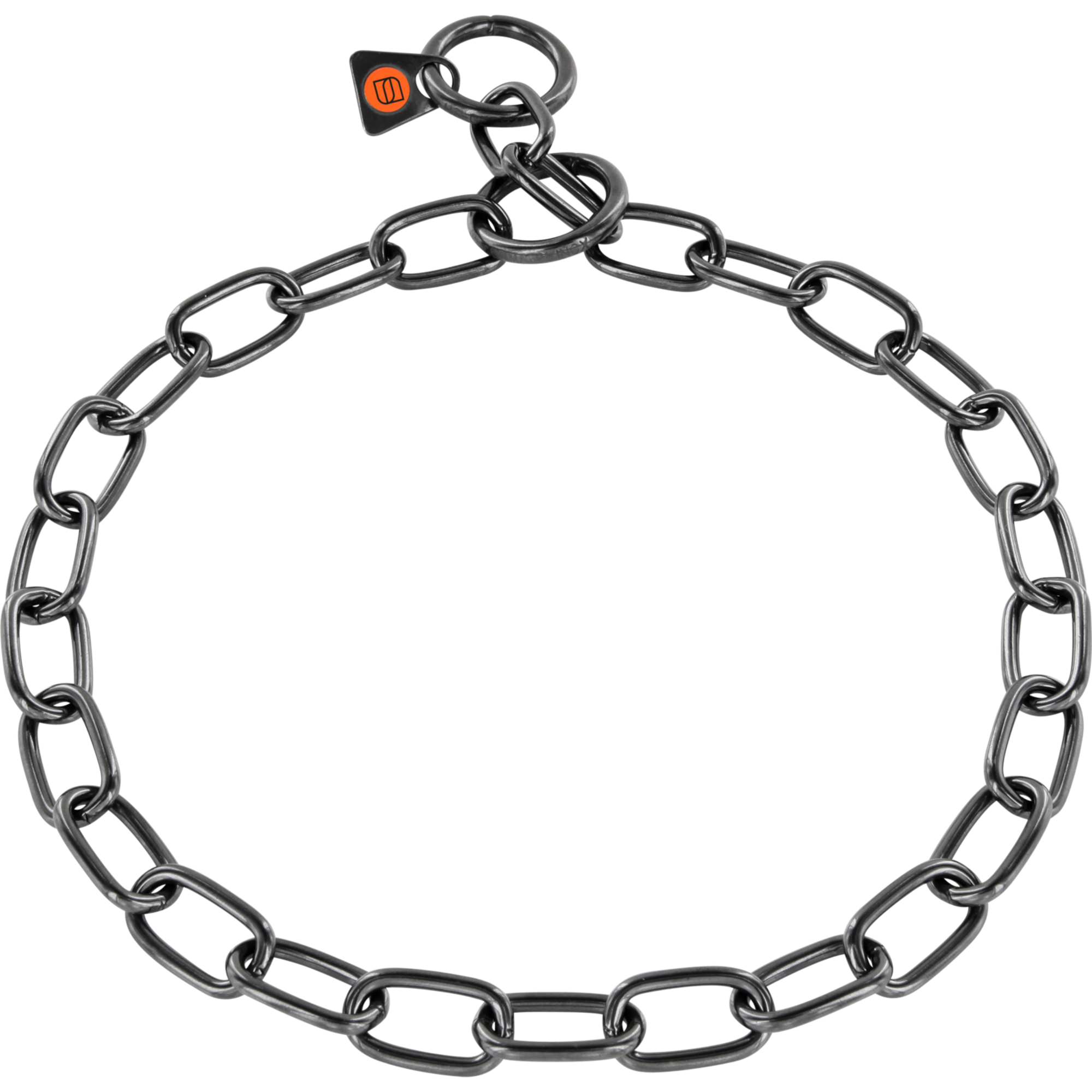 Halskette stark Edelstahl Rostfrei schwarz 4 mm | 51641_57.png