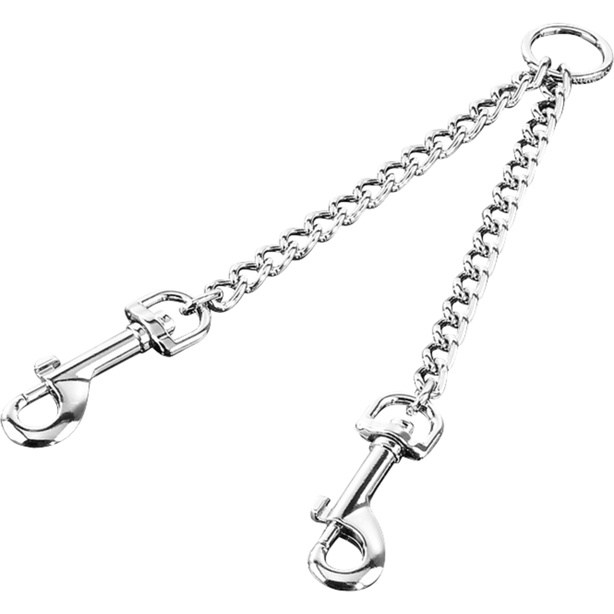 Koppelkette mit Karabinerhaken Stahl verchromt | 51949_02.png