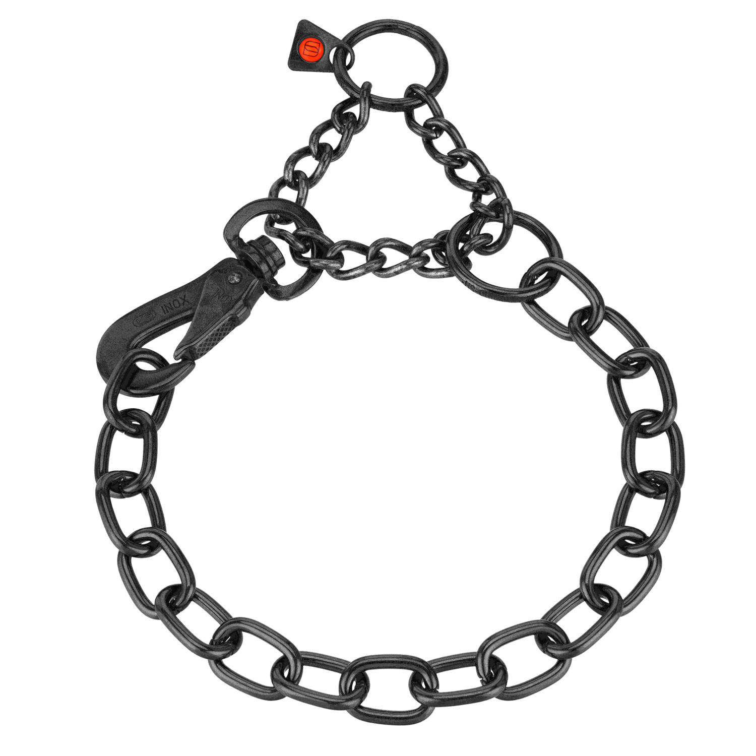 Halskette verstellbar mit SPRENGER Haken Edelstahl Rostfrei schwarz 4 mm | 5264005057.png | 1731103303