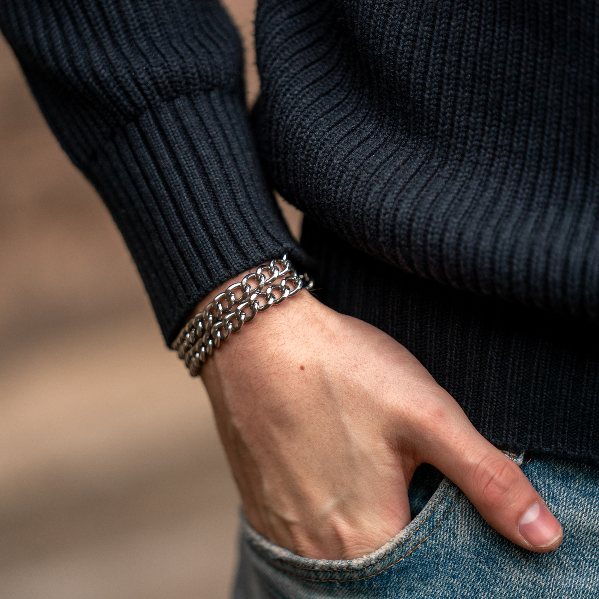 Armband 2 reihig Edelstahl | 5361002055_6.png