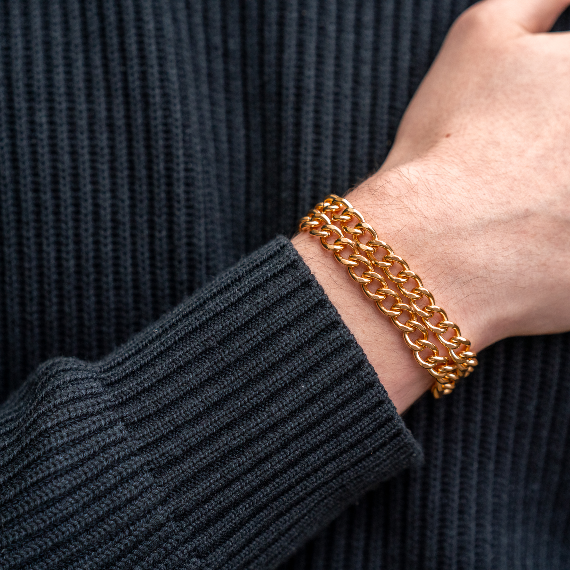 Armband 2 reihig Edelstahl roségold (18 Karat Hartvergoldung) | 5361002058_1.png