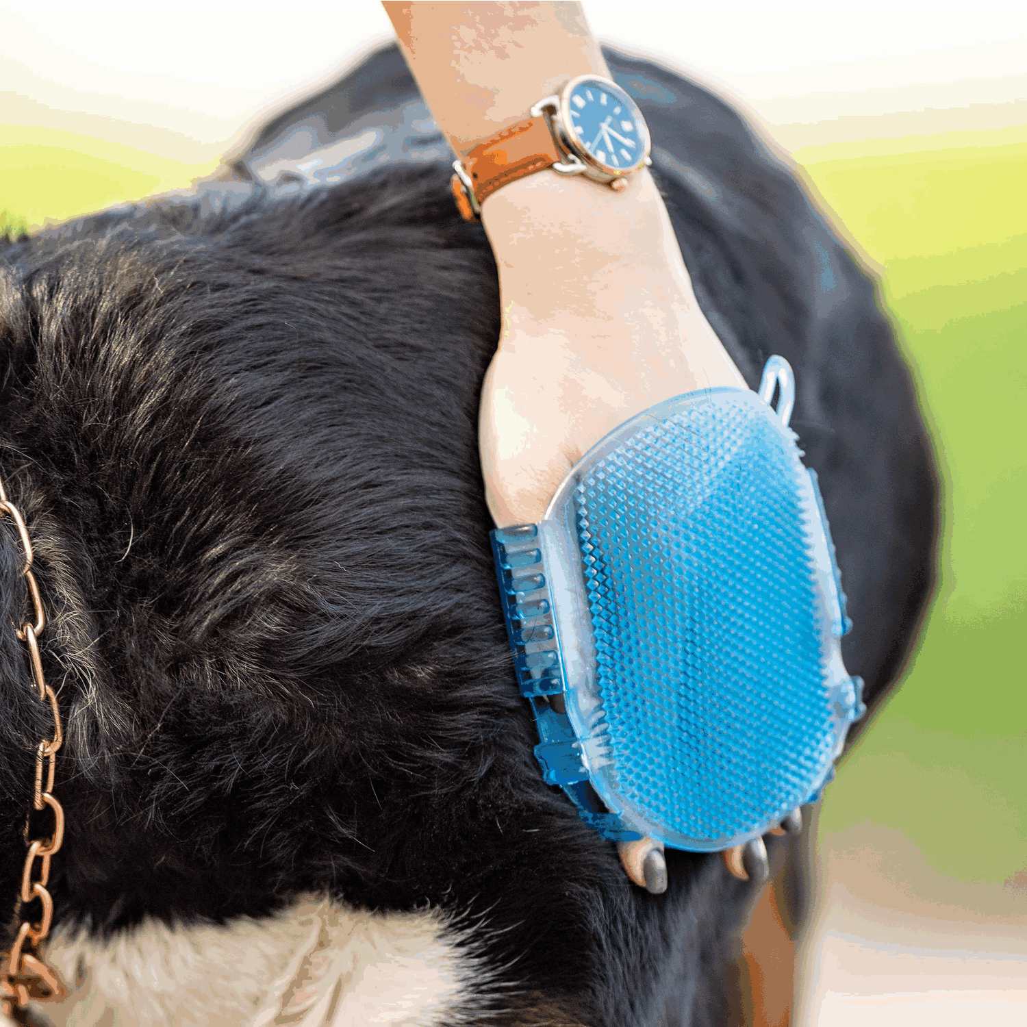 Gel Massagehandschuh Kunststoff pastell blau | 57160_002_00_2.png | 1731103545