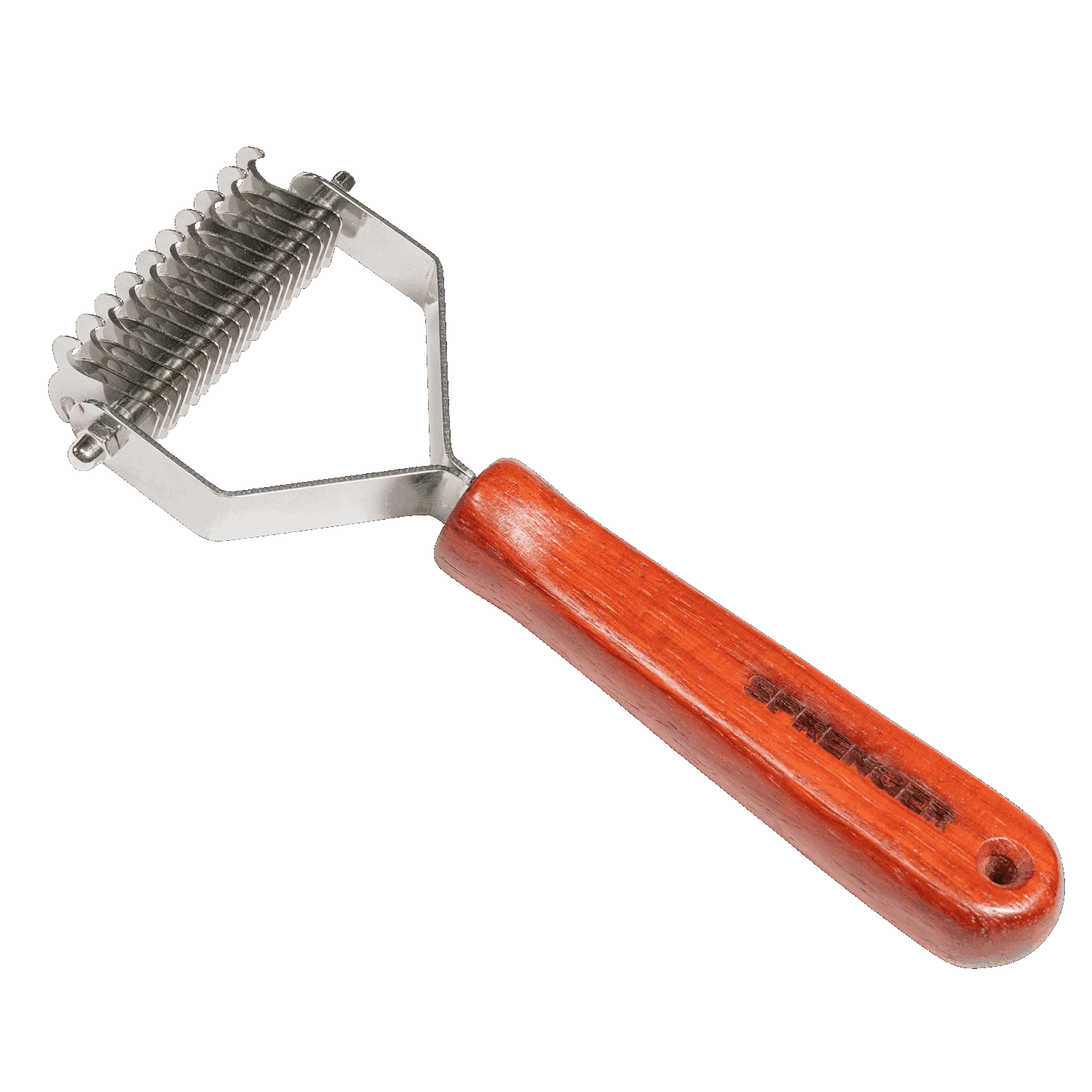 Unterfellbürste 2 seitig Holzgriff mit Edelstahl Zinken | 5759100100.png | 1731103565