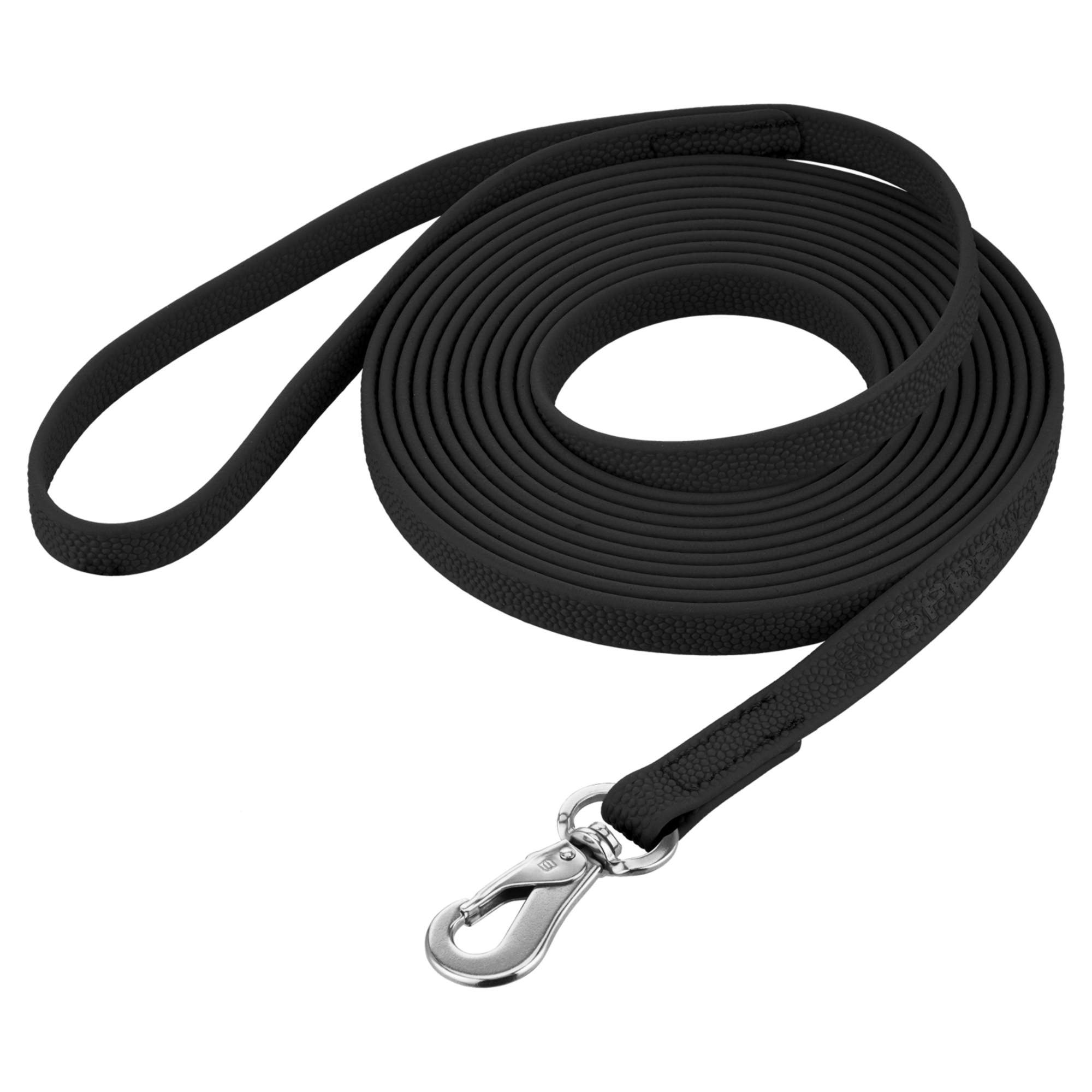 Footballgrip BioThane® Schleppleine mit Handschlaufe 5 m schwarz | 5911350171.png
