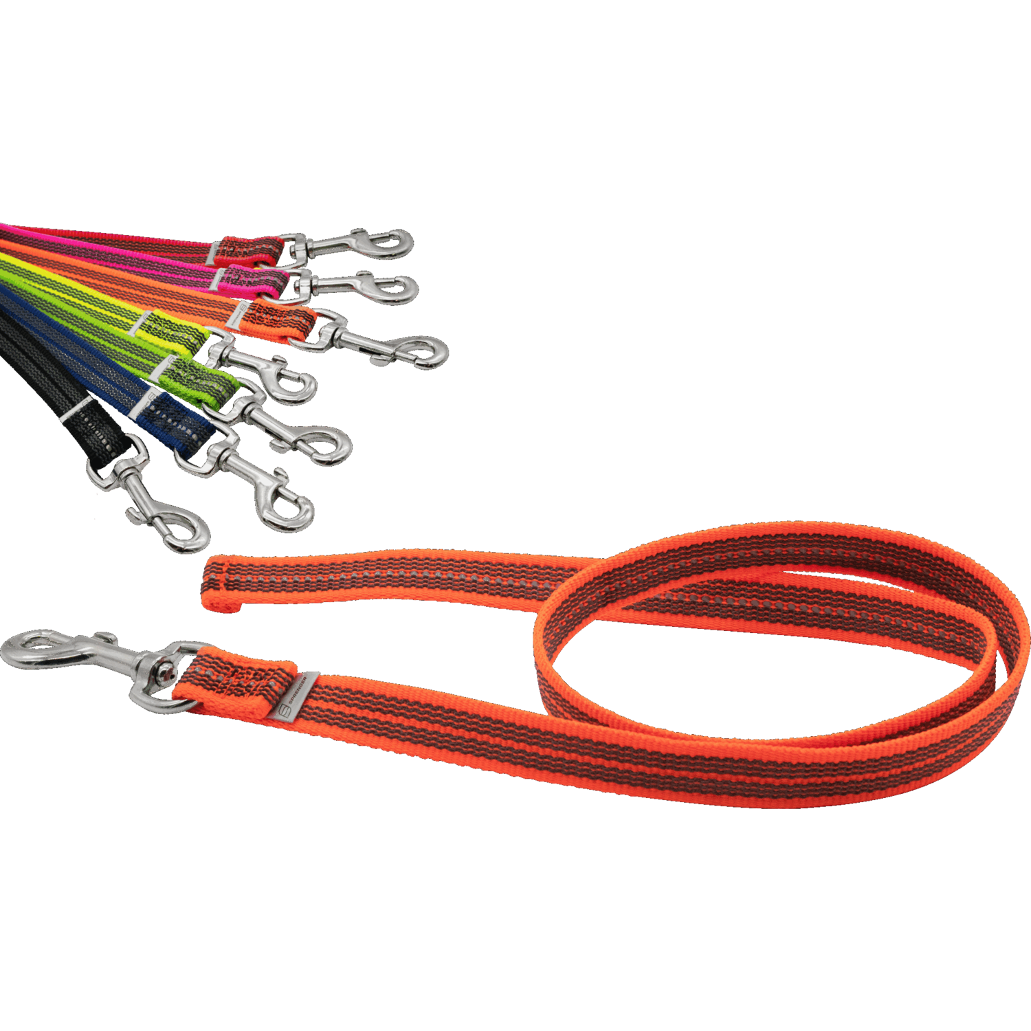 Gummierte Leine ohne Handschlaufe | 59230-2_rot.png