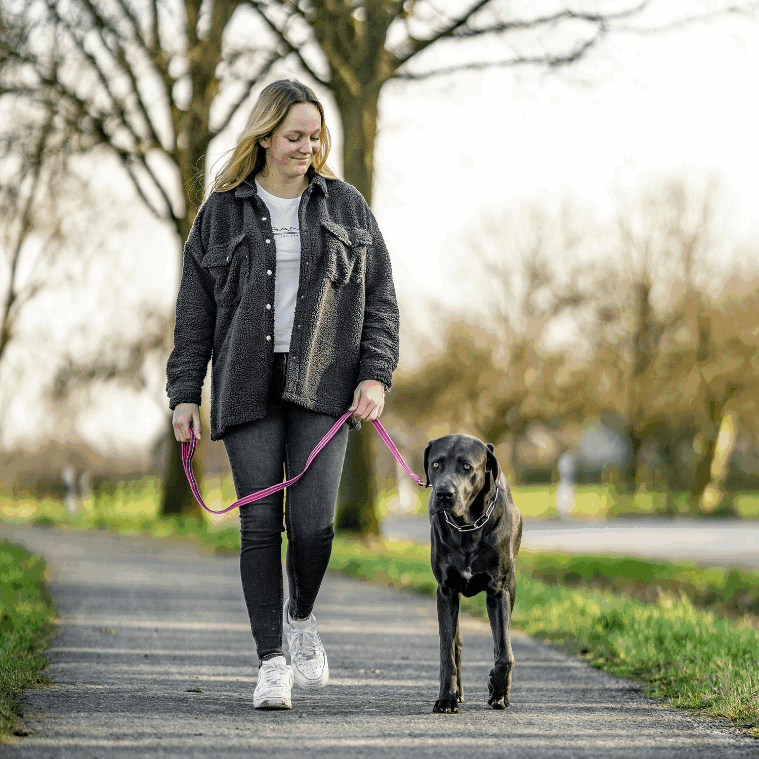 Gummierte Leine mit Handschlaufe | 5923012070_5.png