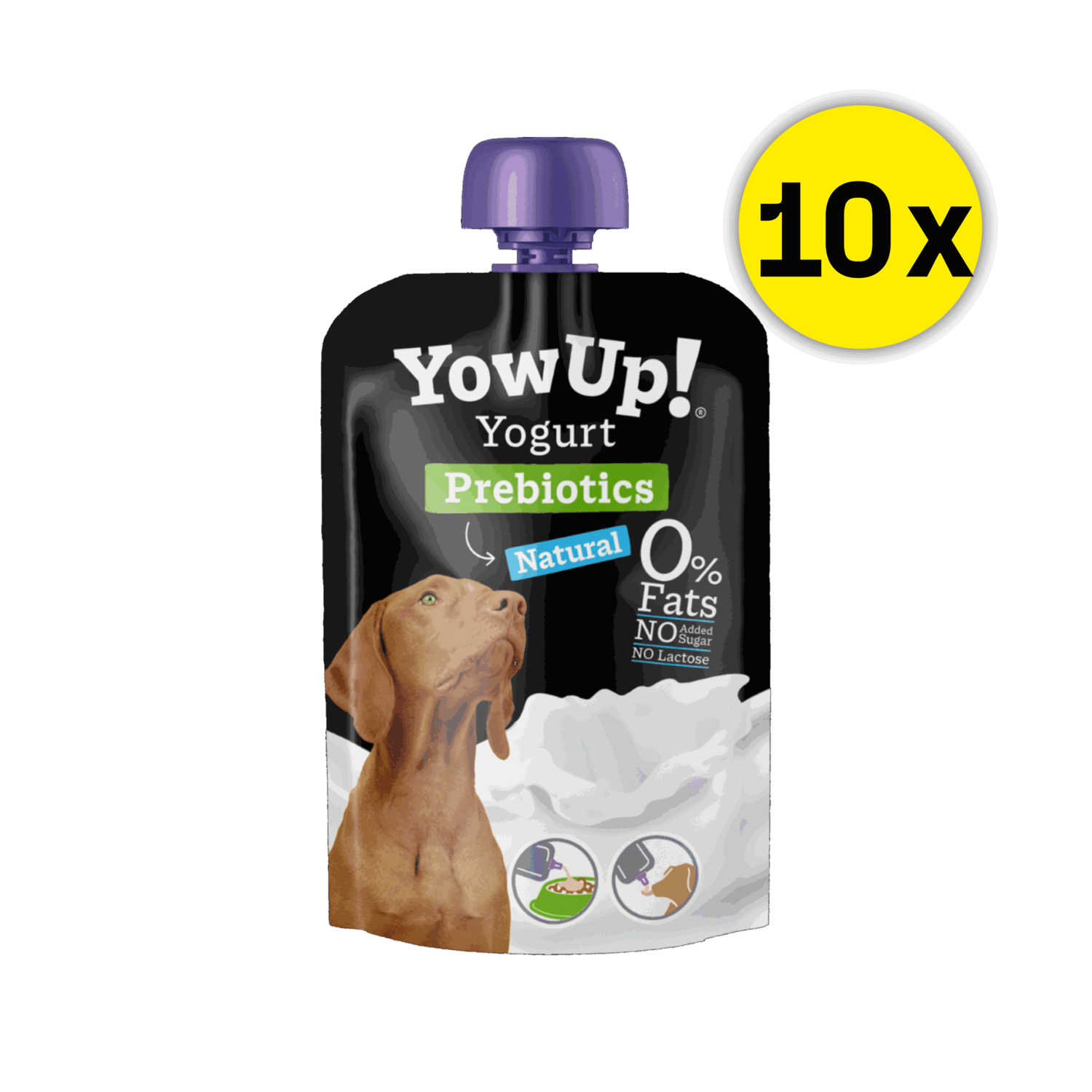 YowUp! Hunde Joghurt 115g (Box 10 Stück) | 5999000100_01.png