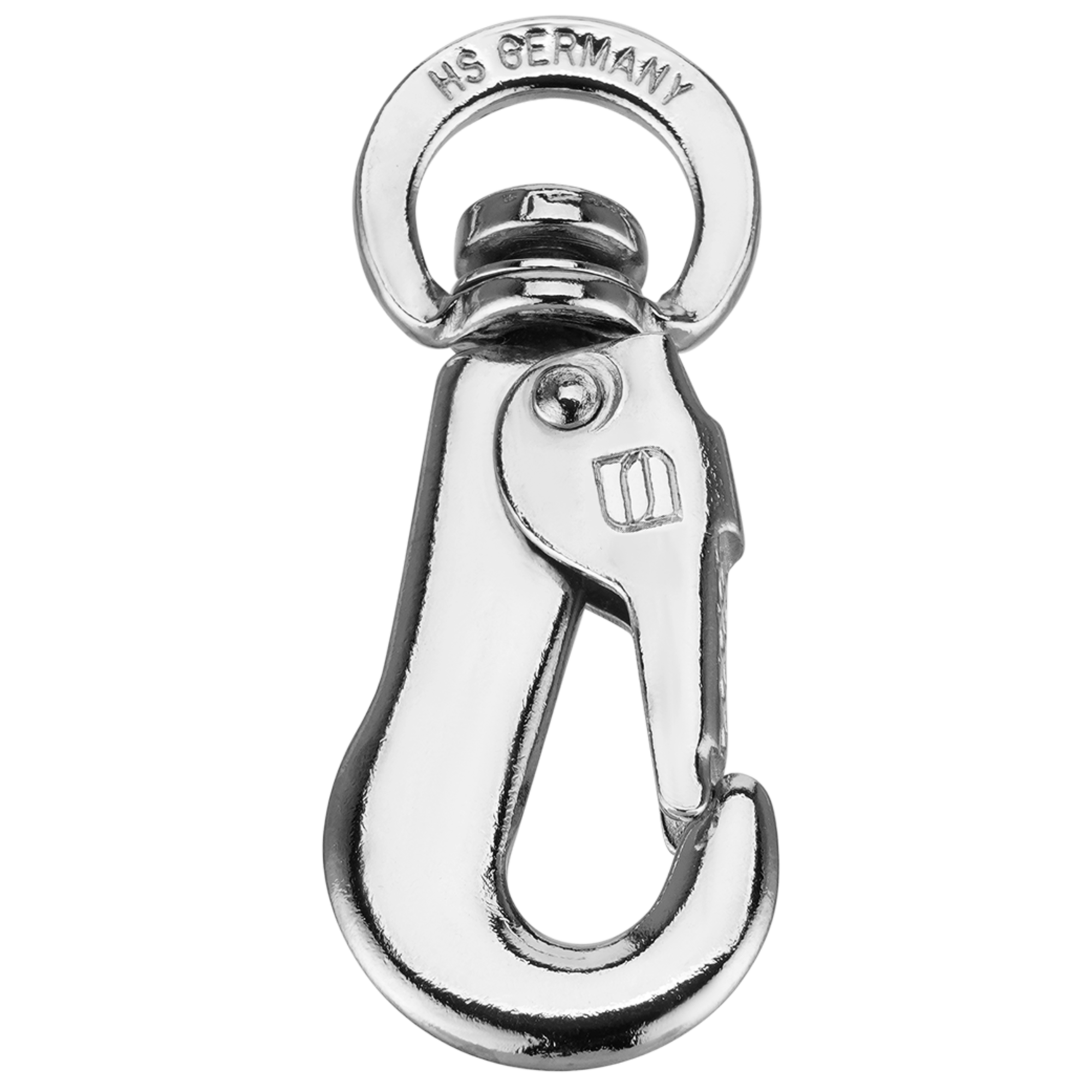 SPRENGER Karabinerhaken mit runder Öse Stahl vernickelt | 6025004501.png