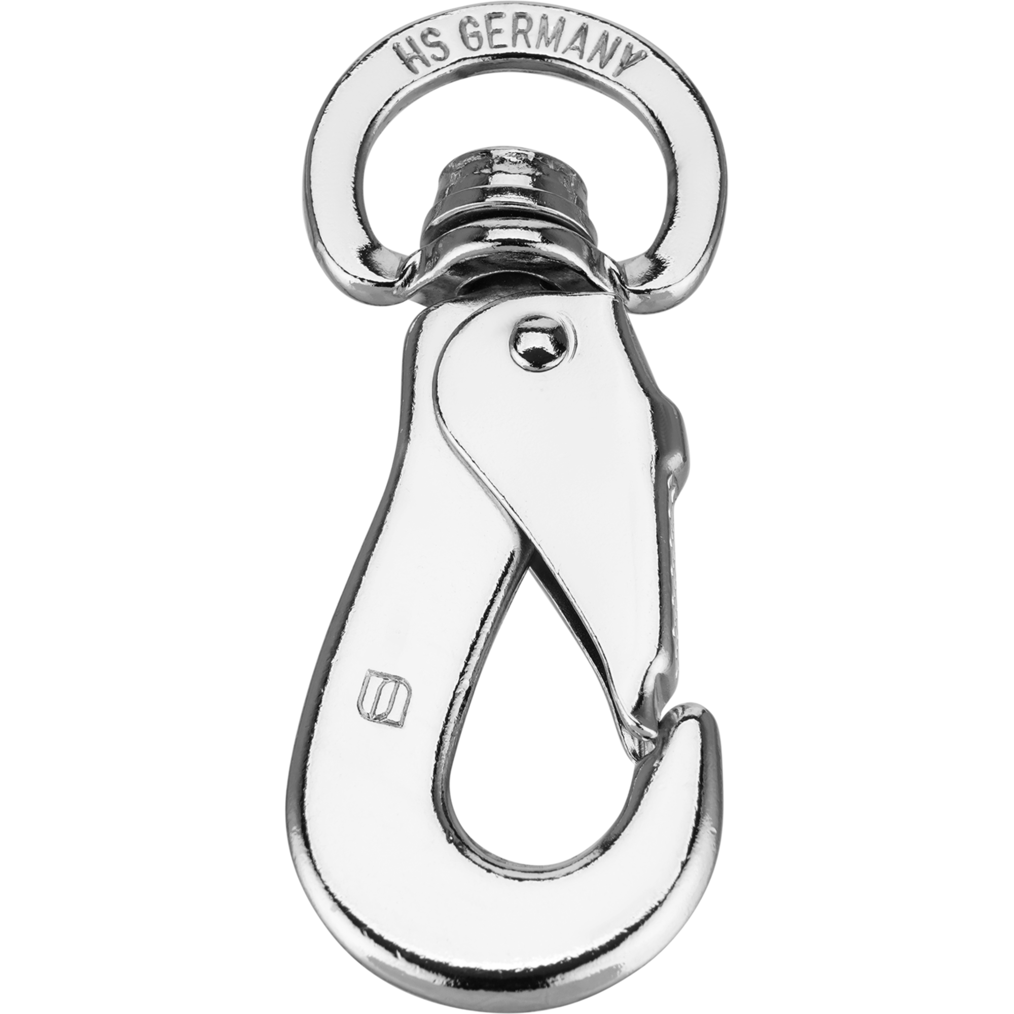 SPRENGER Karabinerhaken mit runder Öse Stahl vernickelt | 6025007501.png