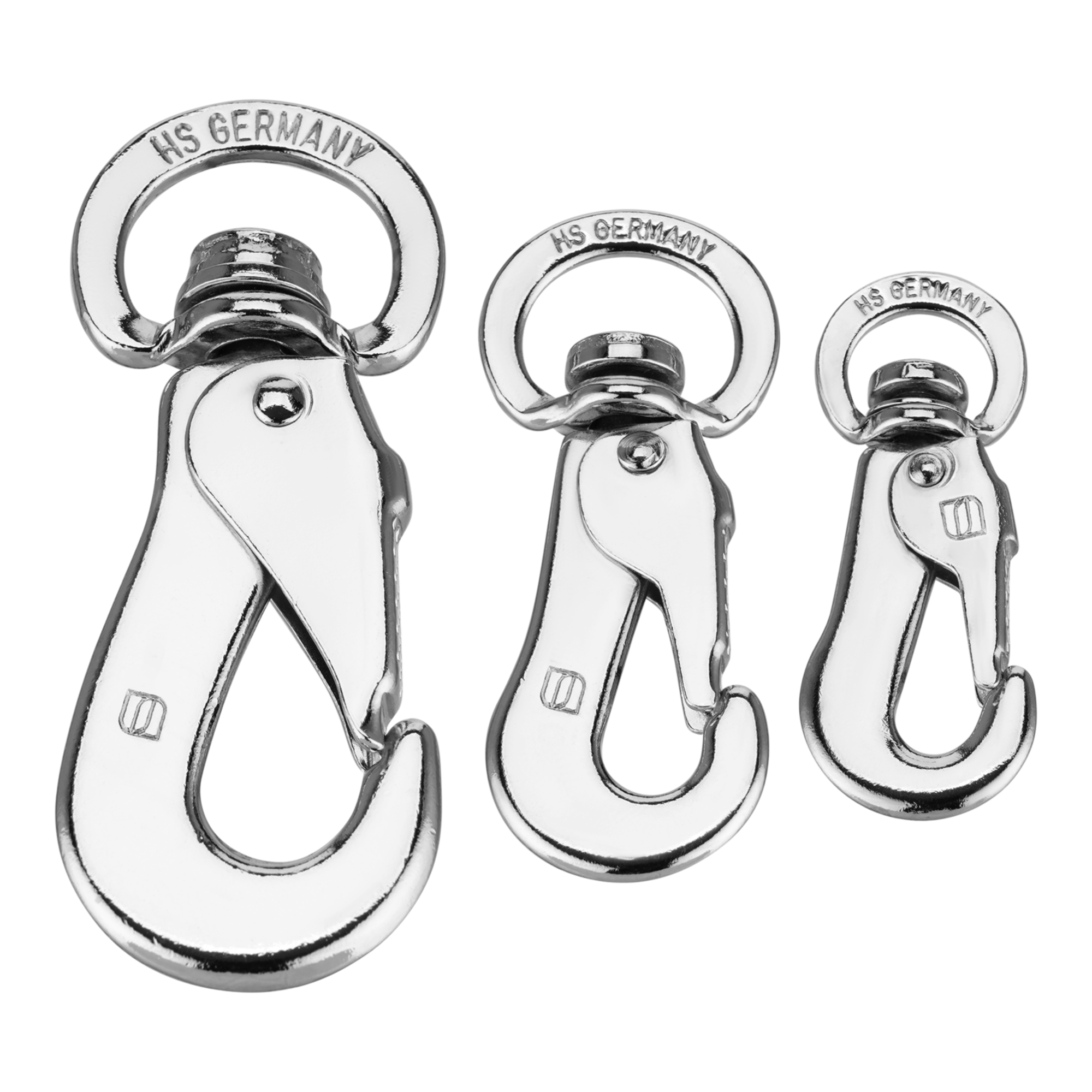 SPRENGER Karabinerhaken mit runder Öse Stahl vernickelt | 60250_01.png
