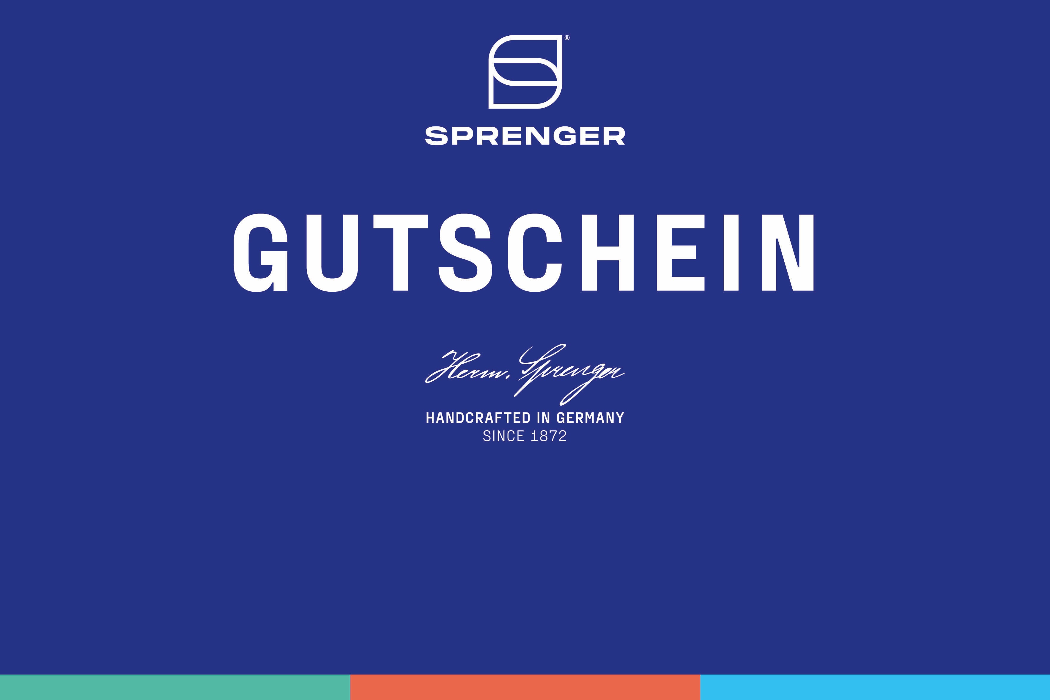 SPRENGER voucher (digital)