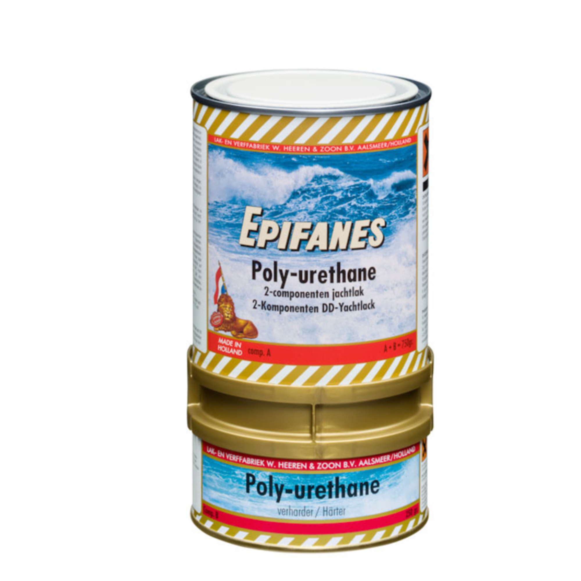 Epifanes Polyurethan Klarlack hochglänzend (500 gr.A + 250 gr.B) | Poly-urethane_DD_Yachtlack_klar_mit_UV_Filter.png